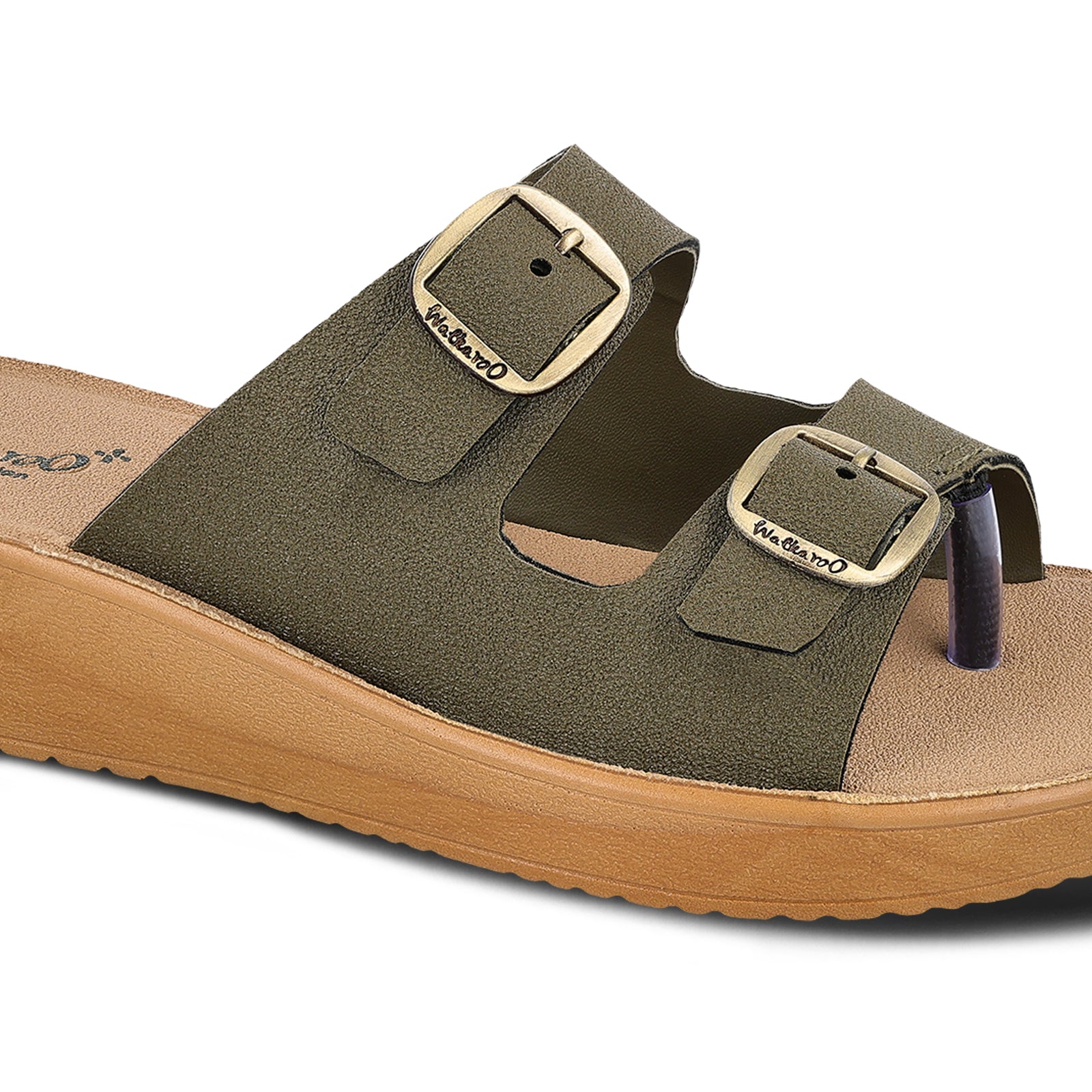 Women's Daily Wear Sandals - WLR74005 Olive