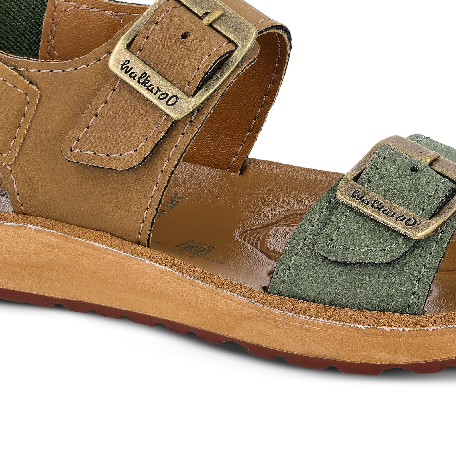Kid's Daily Wear Sandal - WK733 Olive