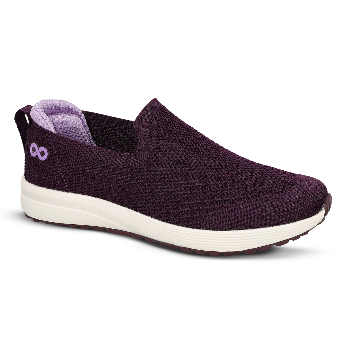 Women's Slip on Sports Shoe - SLE22996 Wine Red