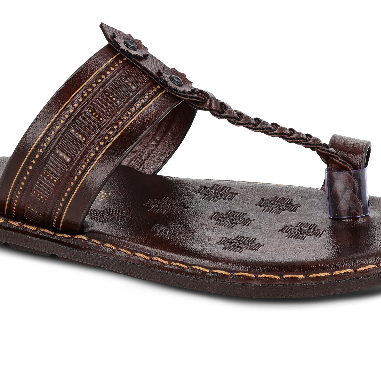 Men's Daily Wear Sandals - WGR53346 Brown
