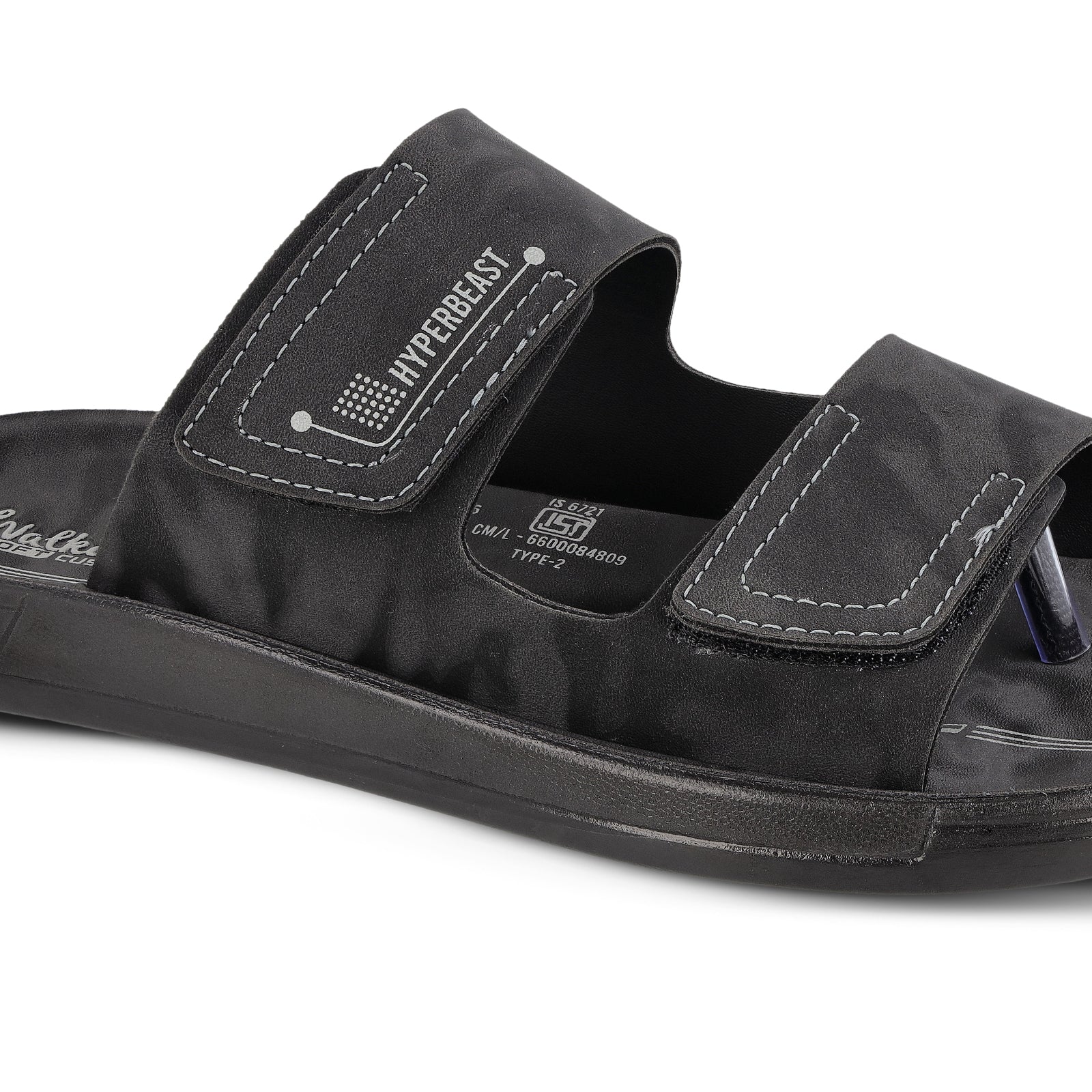 Men's Daily Wear Sandals - WGR53156 Black