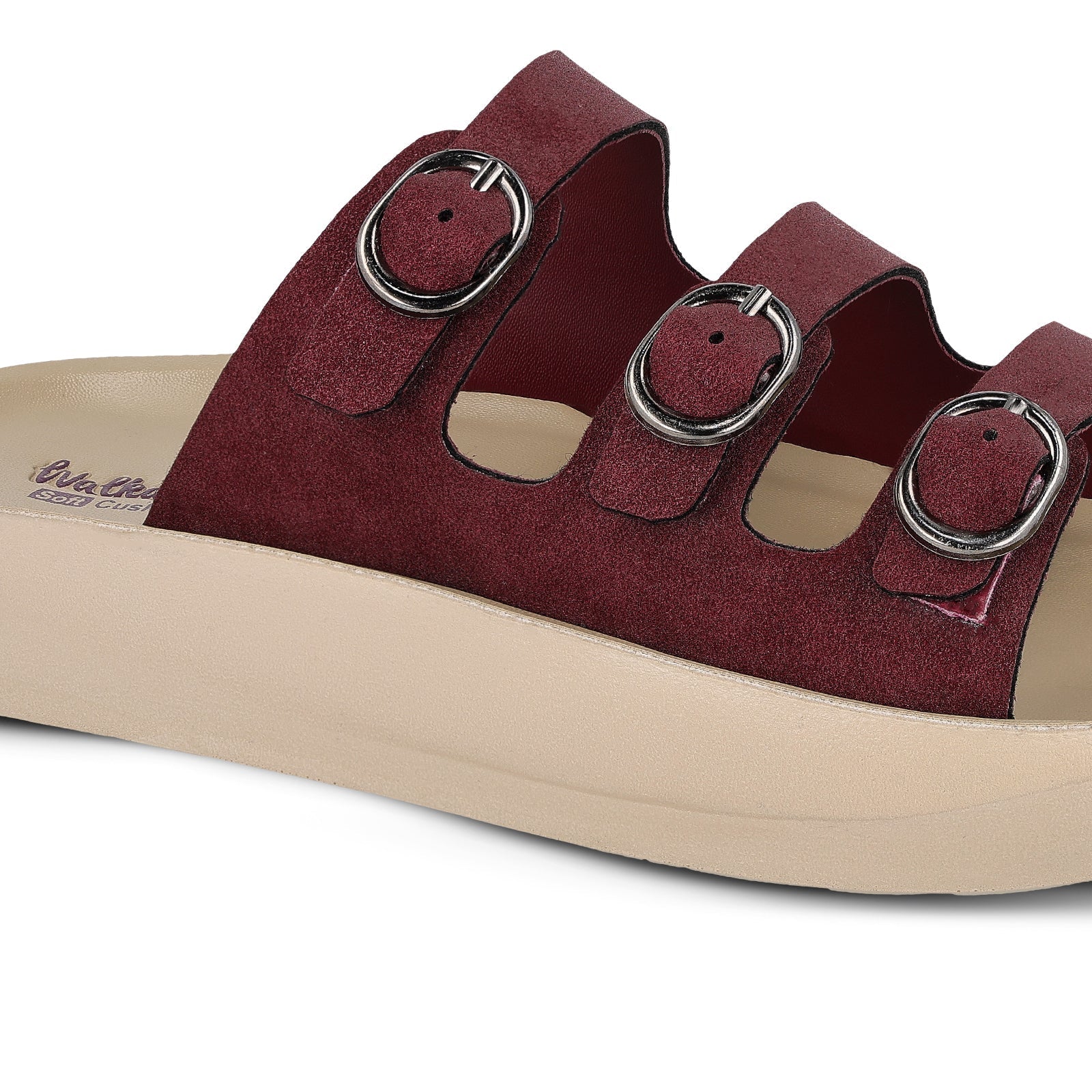 Women's Daily Wear Sandals - WLR74030 Maroon