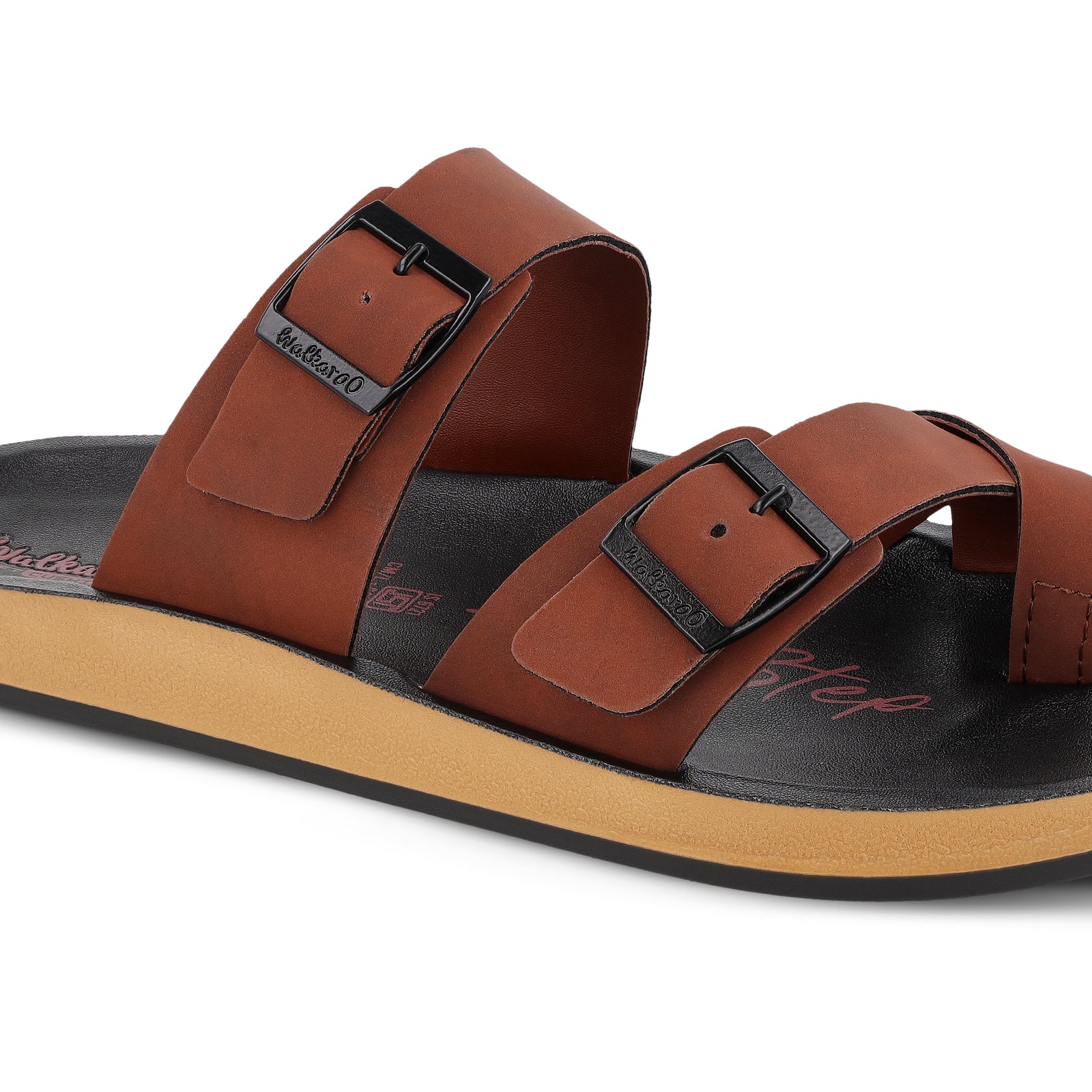 Men's Daily Wear Comfort Sandals - WGP53208 Barn Red