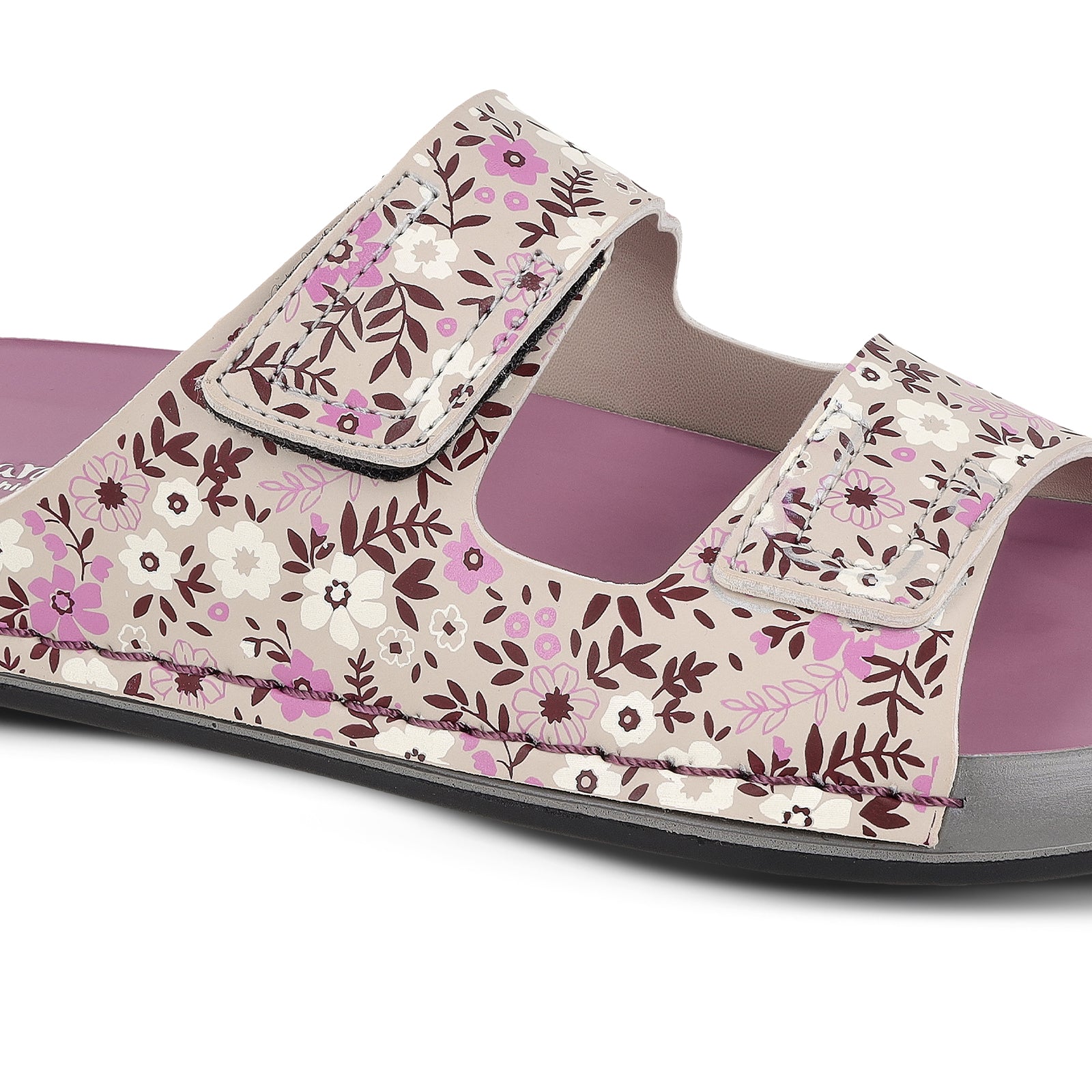 Women's Daily Wear Comfort Sandals - WLP74041 Mauve