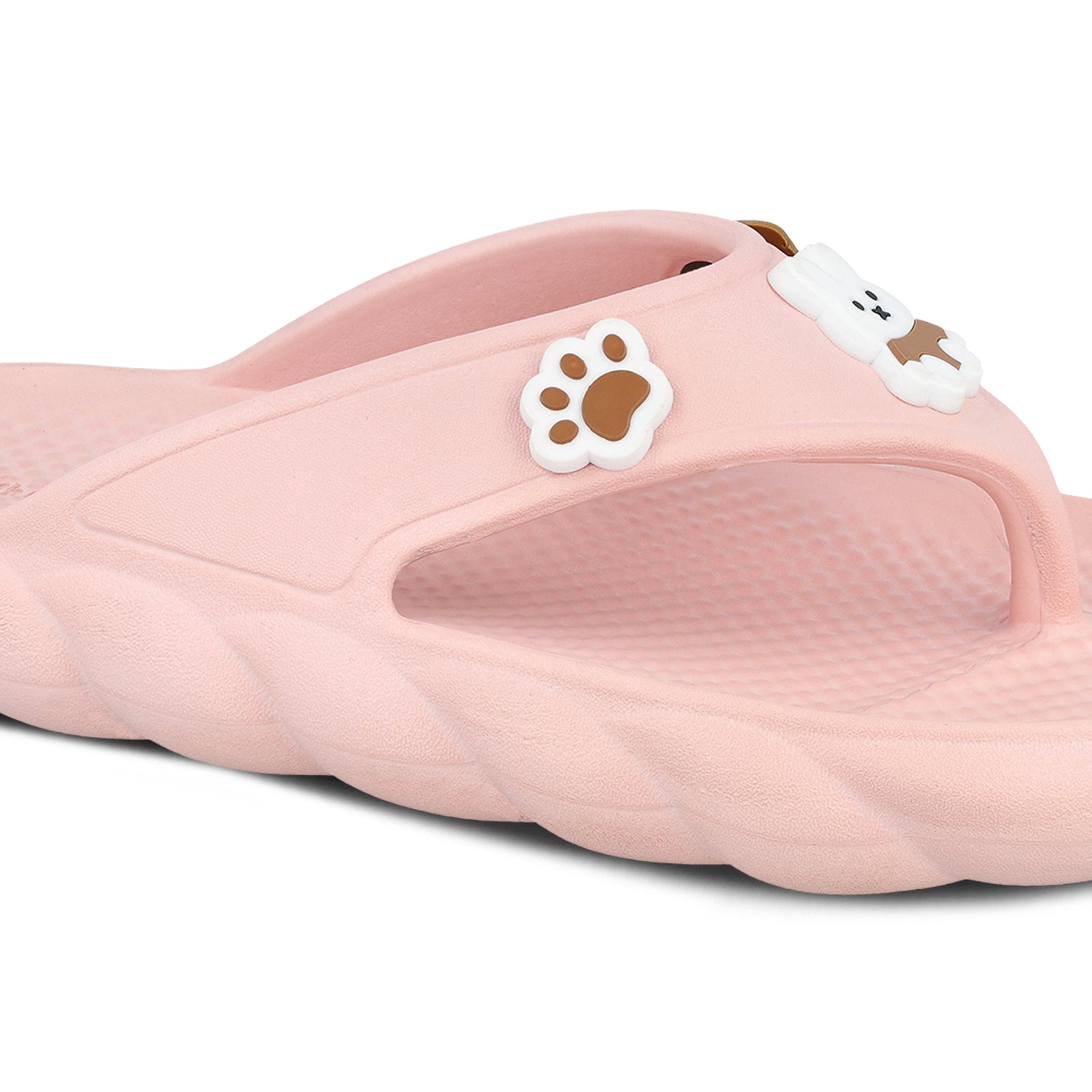 Women's Flip-Flop Slippers - WC8948 Peach