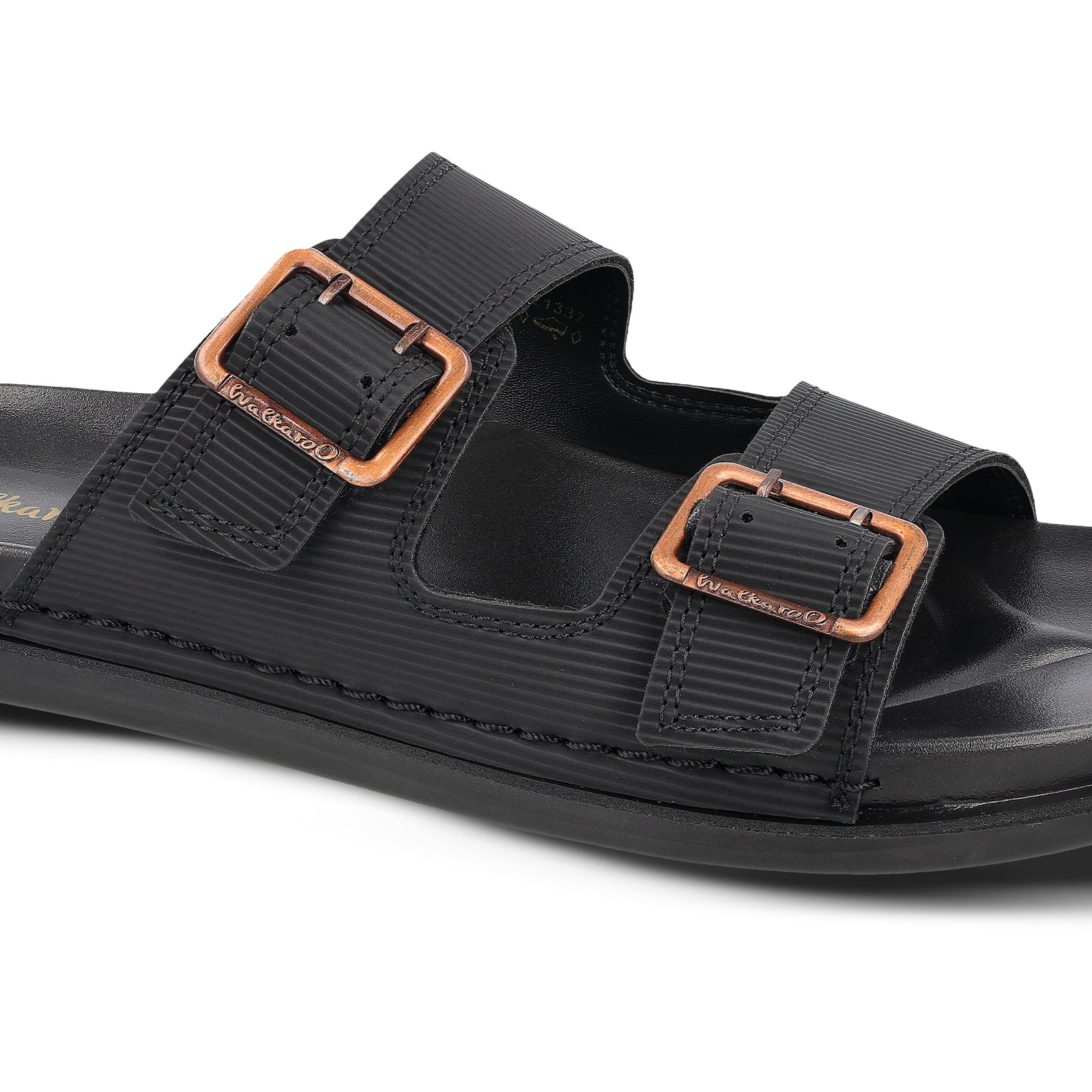 Men's Daily Wear Comfort Sandals - WE1337 Full Black