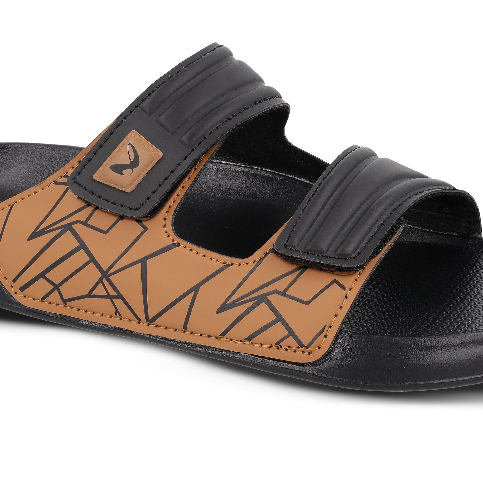 Men's Daily Wear Sandal- WC8796 Black Brown