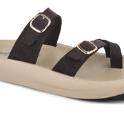 Women's Daily Wear Sandals - WLP72046 Chocolate