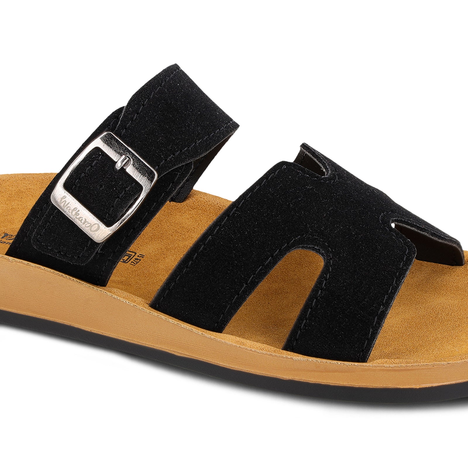 Women's Daily Wear Sandals - WLP72009 Black Beige