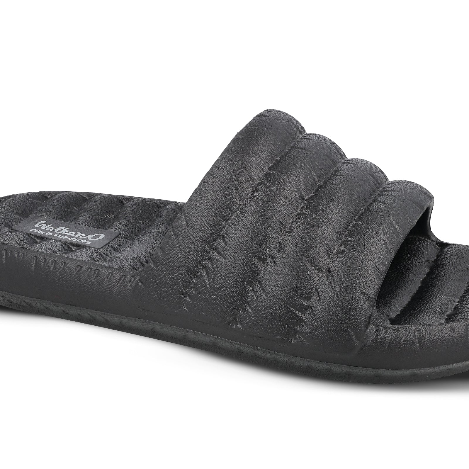 Men's Flip Flop Sliders - WC8770 Black