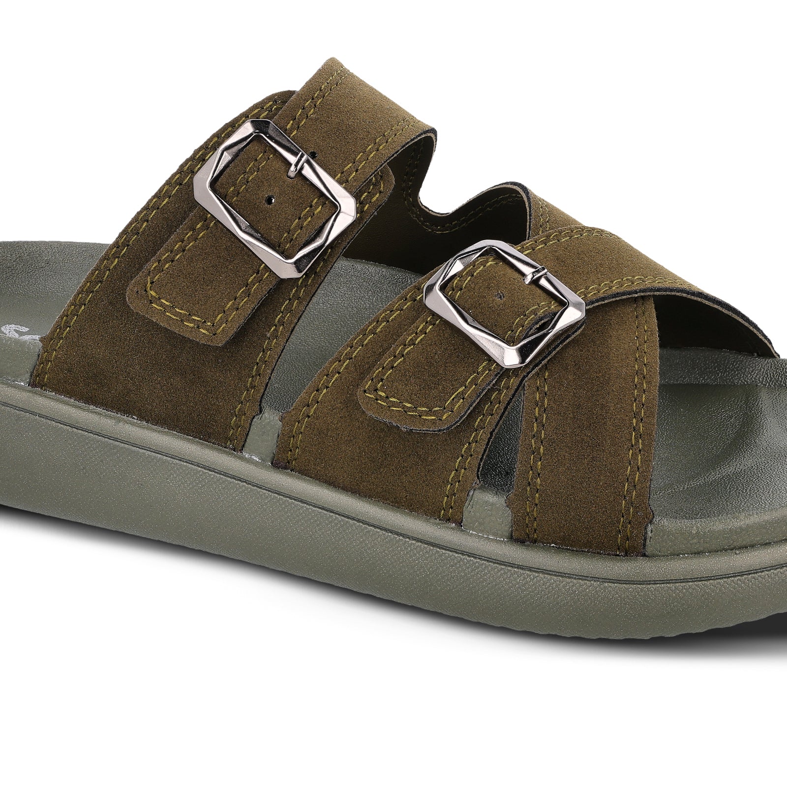 Men's Daily Wear Comfort Sandals - SGE28005 Olive