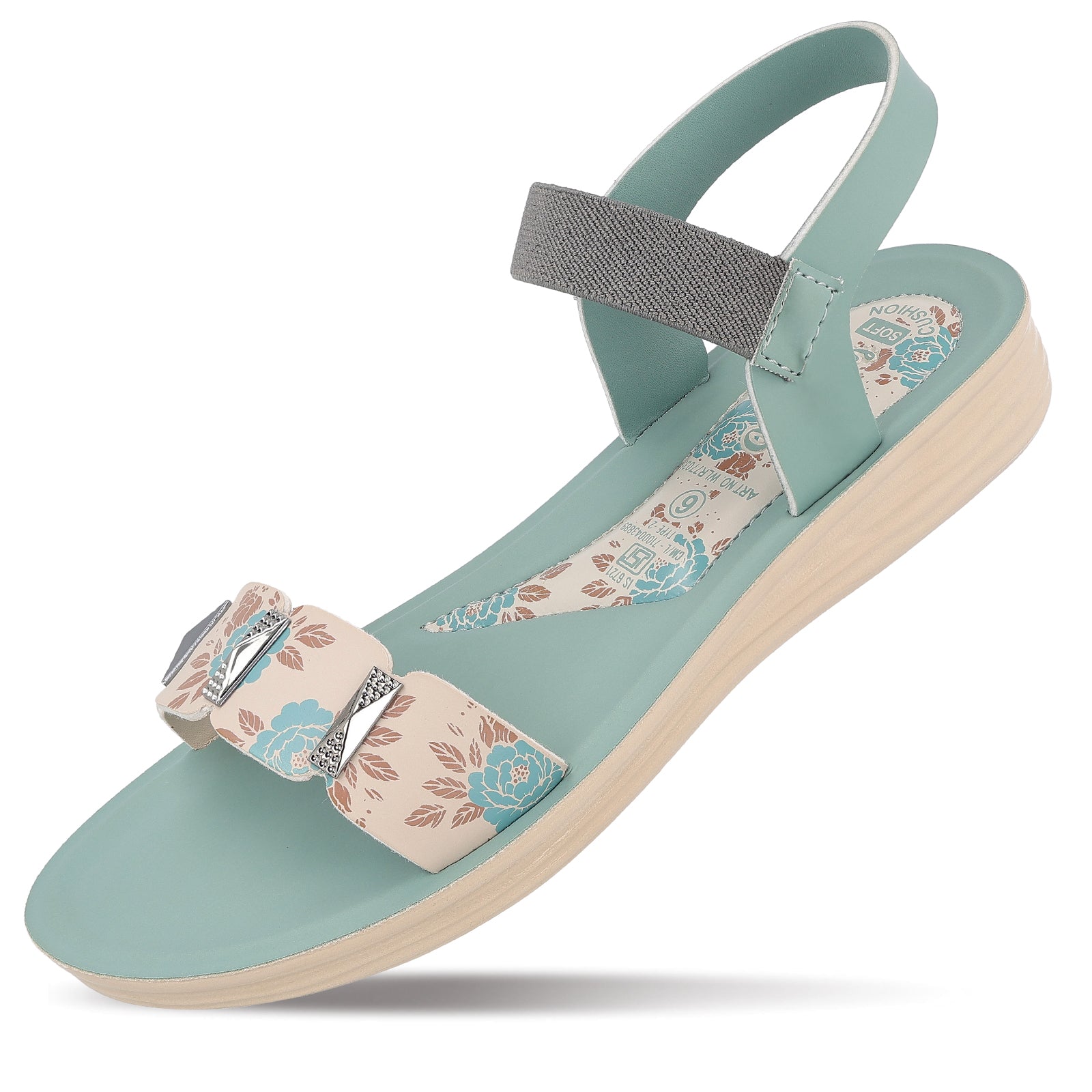 Women's Daily Wear Sandals - WLR77035 Turquoise Blue