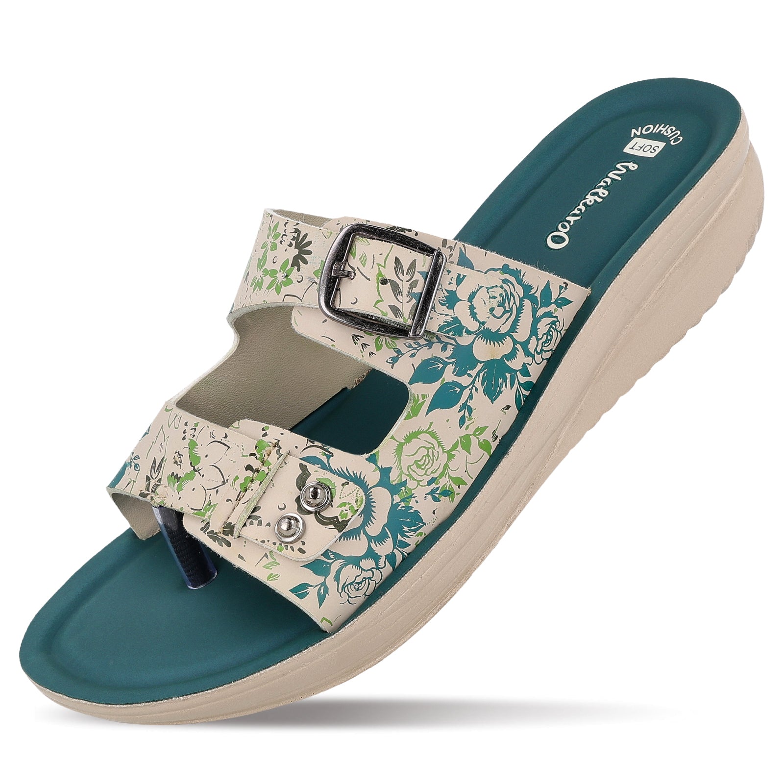 Women's Daily Wear Sandal - WLR74019 Green