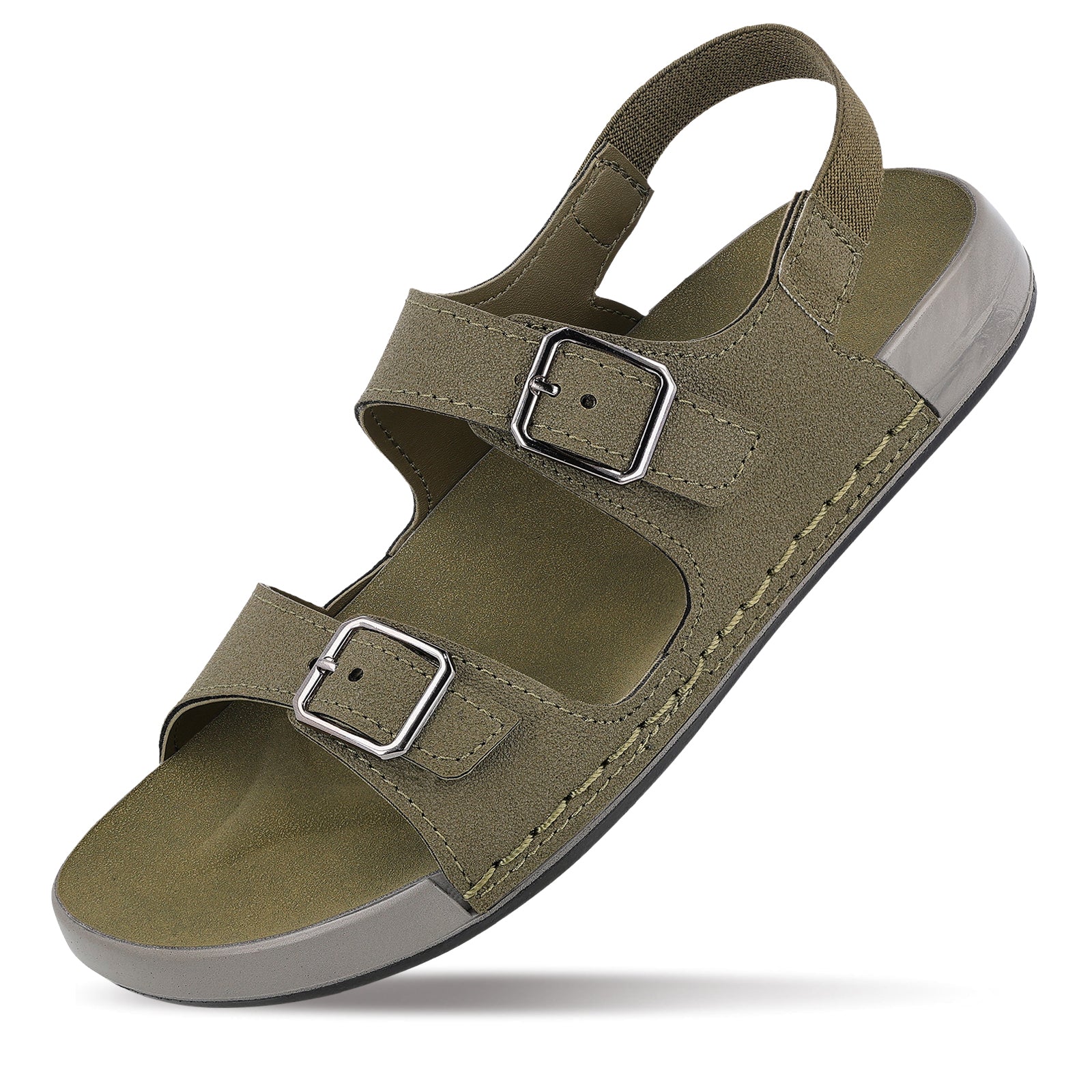 Women's Daily Wear Comfort Sandals - WLP78003 Olive