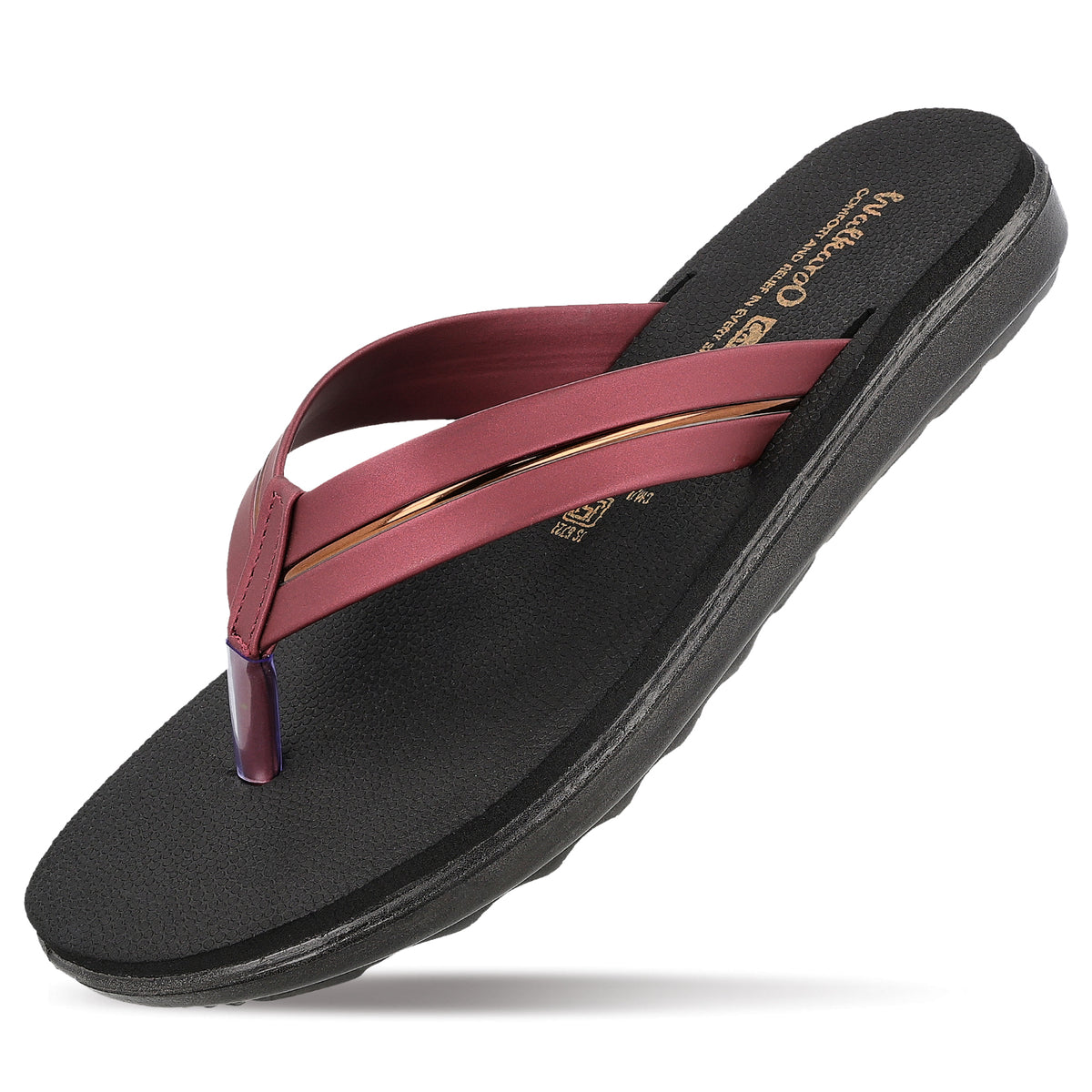 Women's Daily Wear Sandal - WL7251 Burgundy
