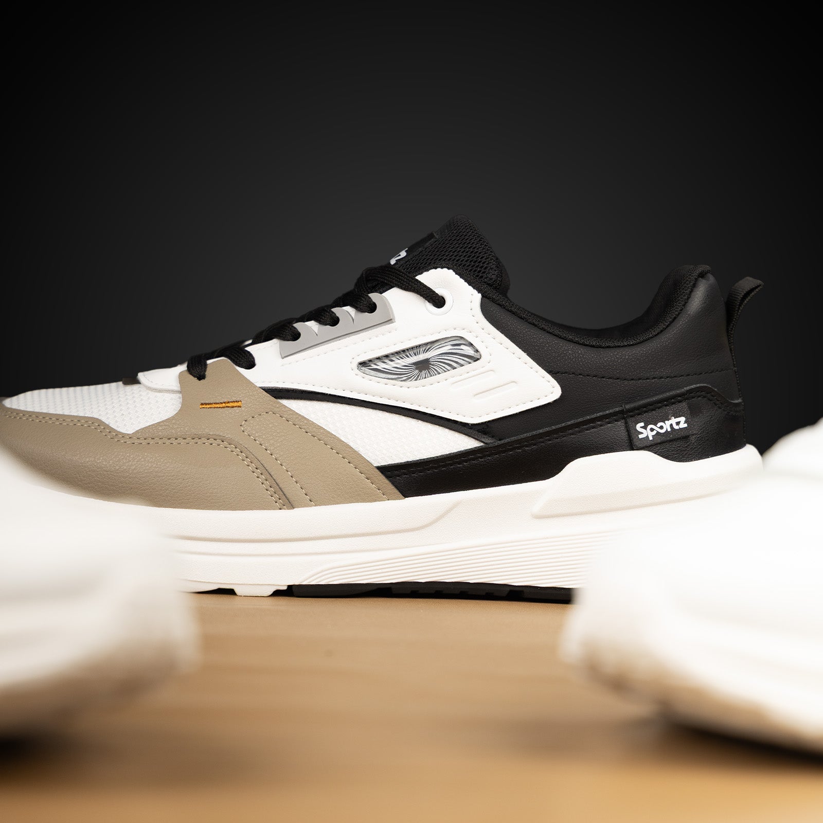 Men's Sports Sneakers - WY3496 White Black