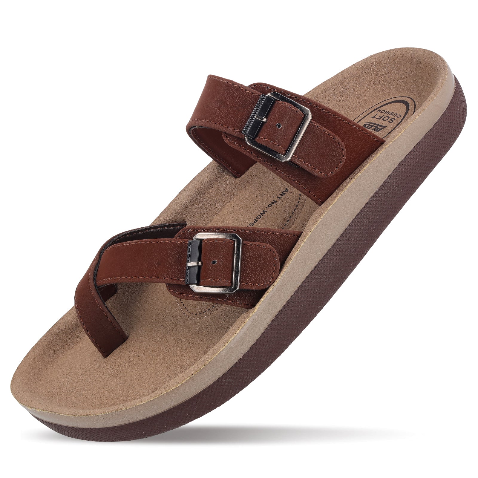 Men's Daily Wear Sandals - WGP53398 Brown