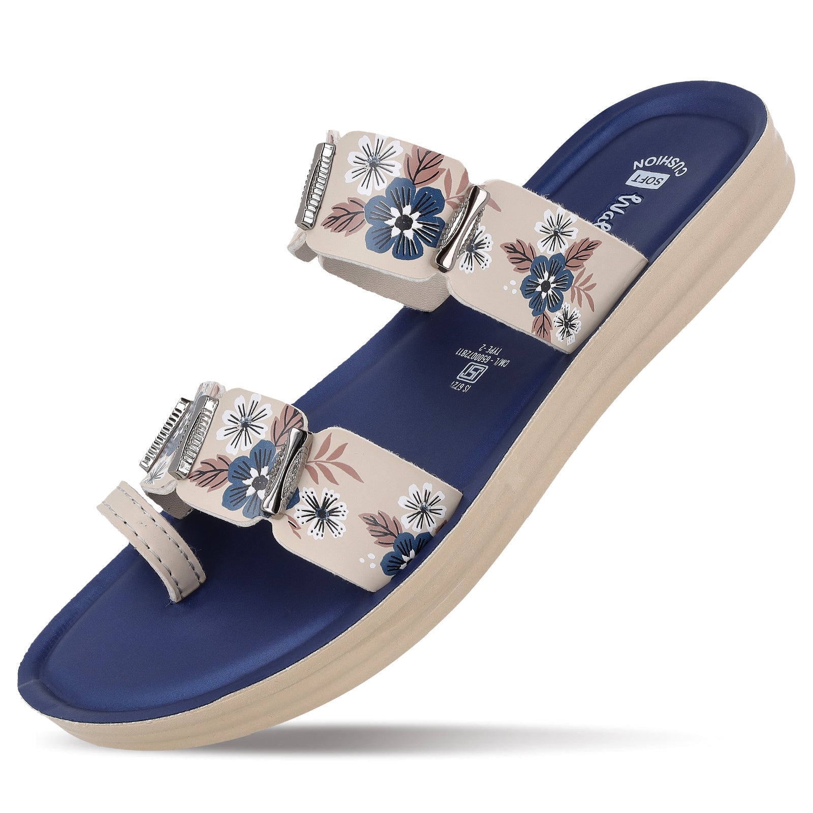 Women's Daily Wear Sandals - WLR74018 Navy Blue