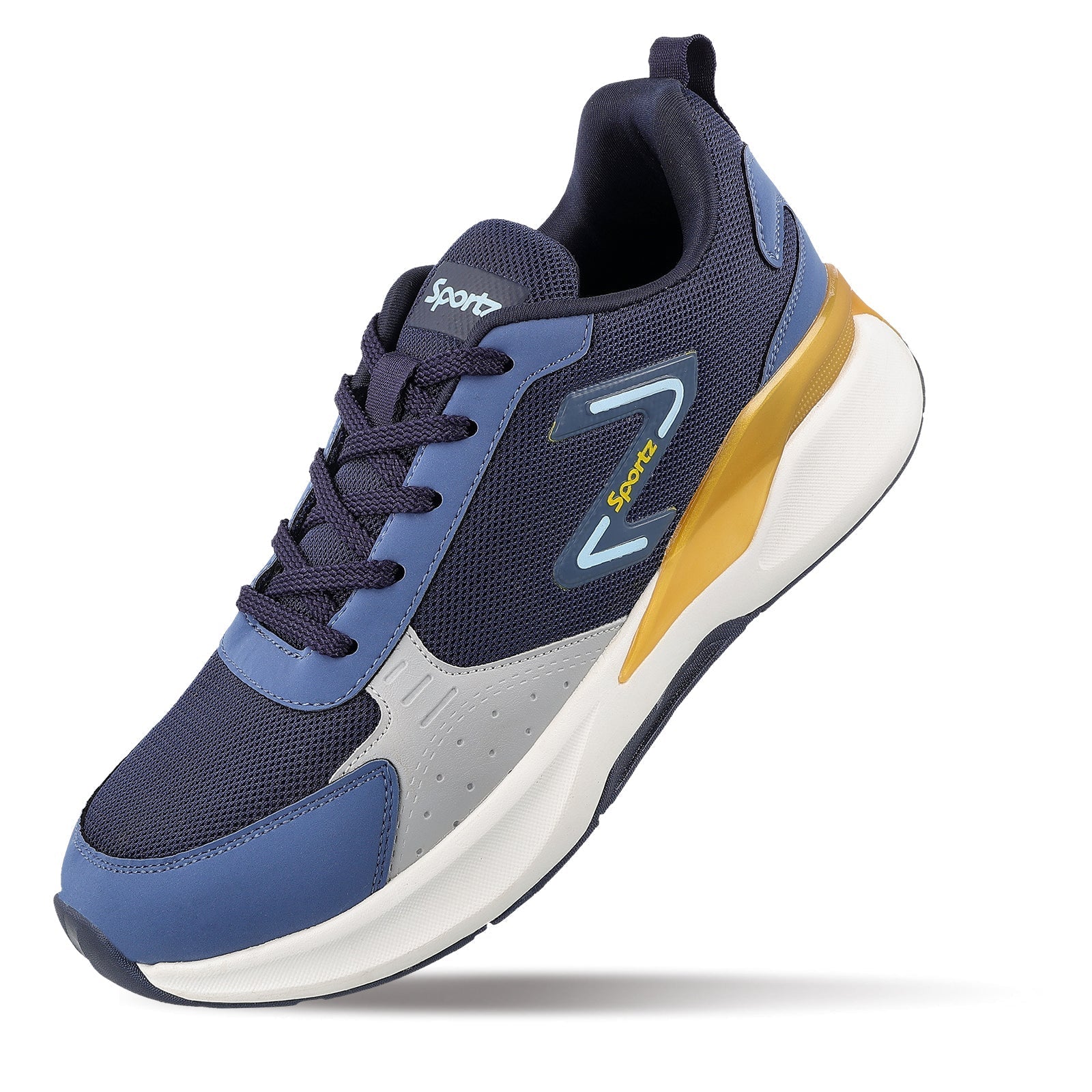 Men's Lace-up Sports Shoes - SGE24010 Navy Blue