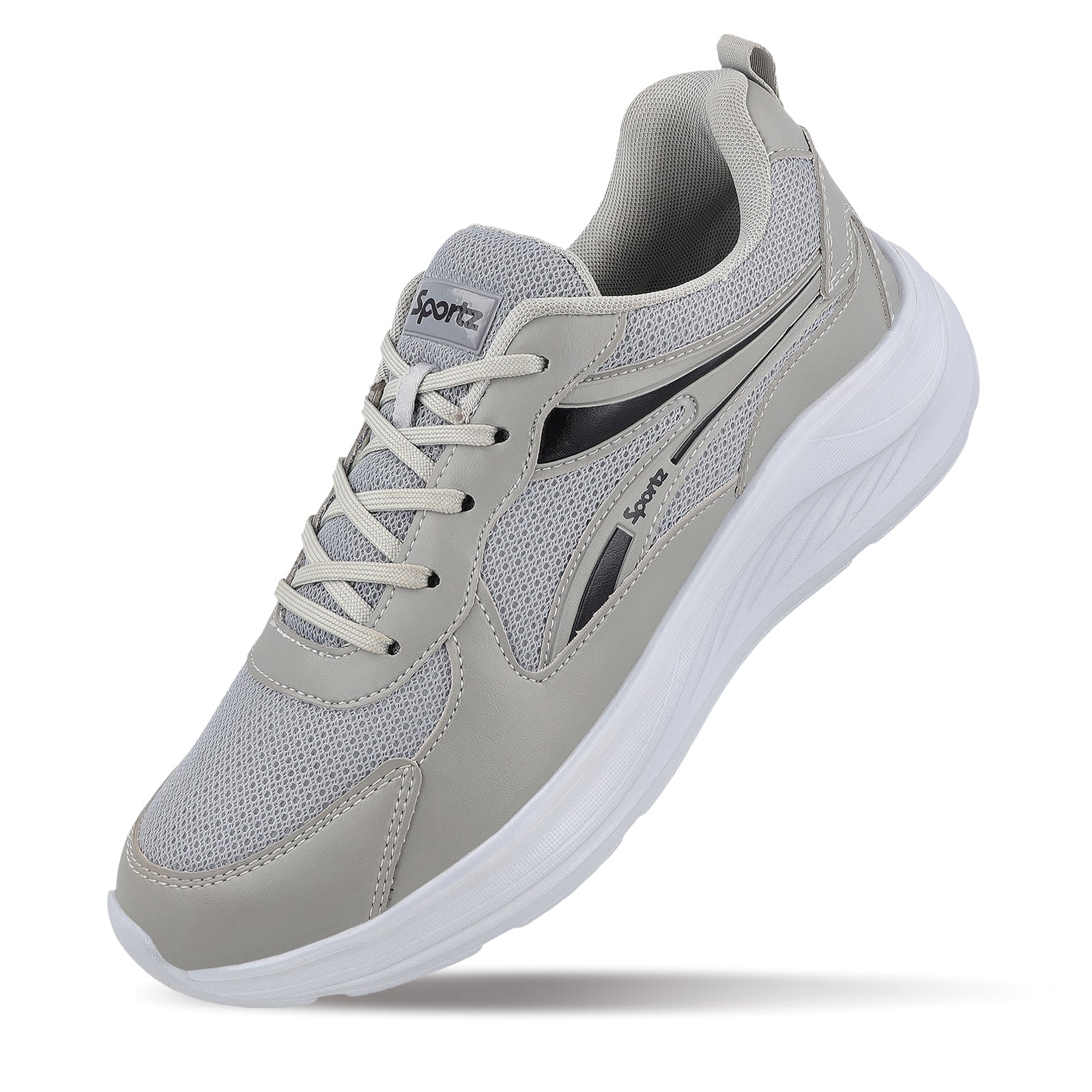 Men's Lace-up Sports Shoe - WS9628 Light Grey