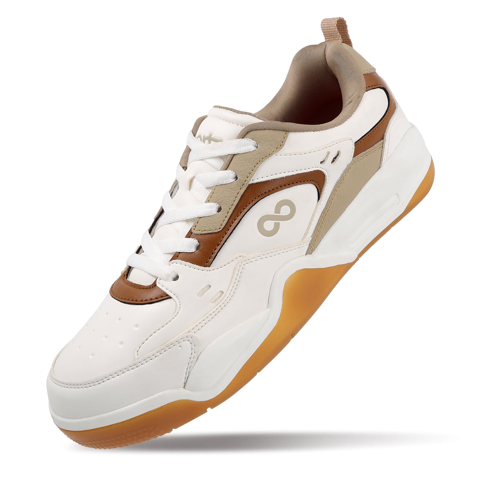 Men's Colourblocked Sneakers - WY3477 White Beige