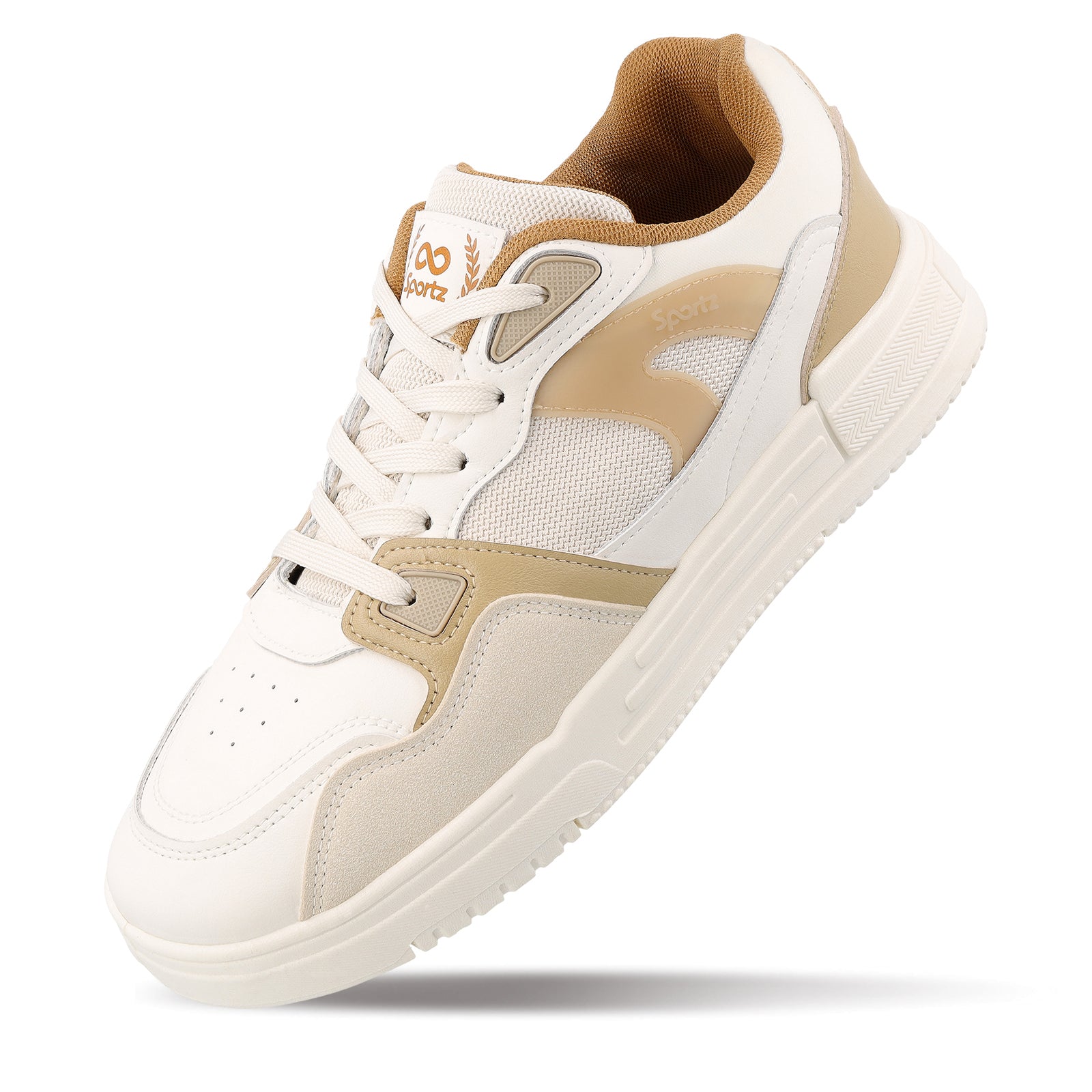 Men's Sports Sneakers - WY3499 White Beige