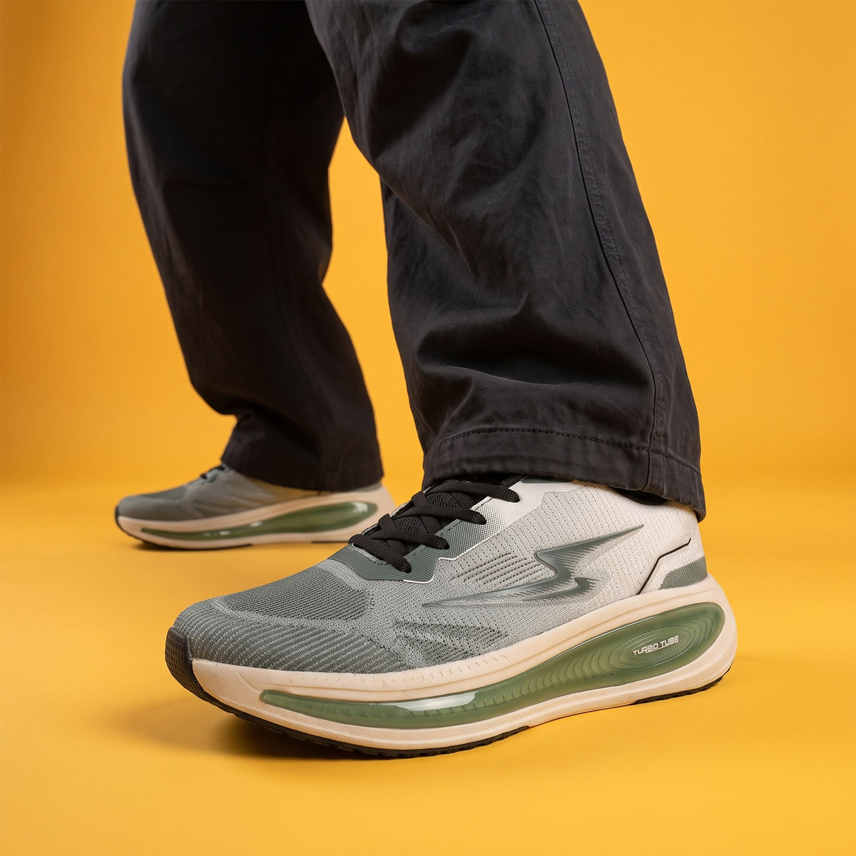 Men's Lace-up Sports Shoes - ONG97013 Olive