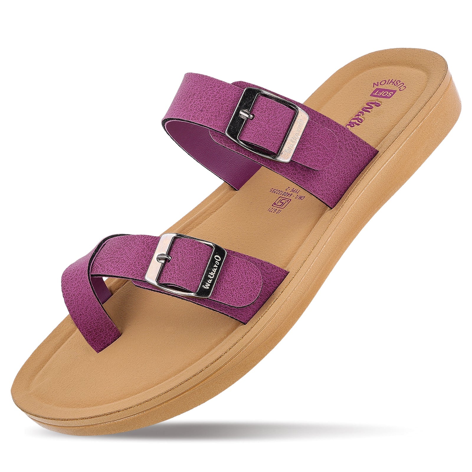 Women's Daily Wear Sandals - WL7645 Plum
