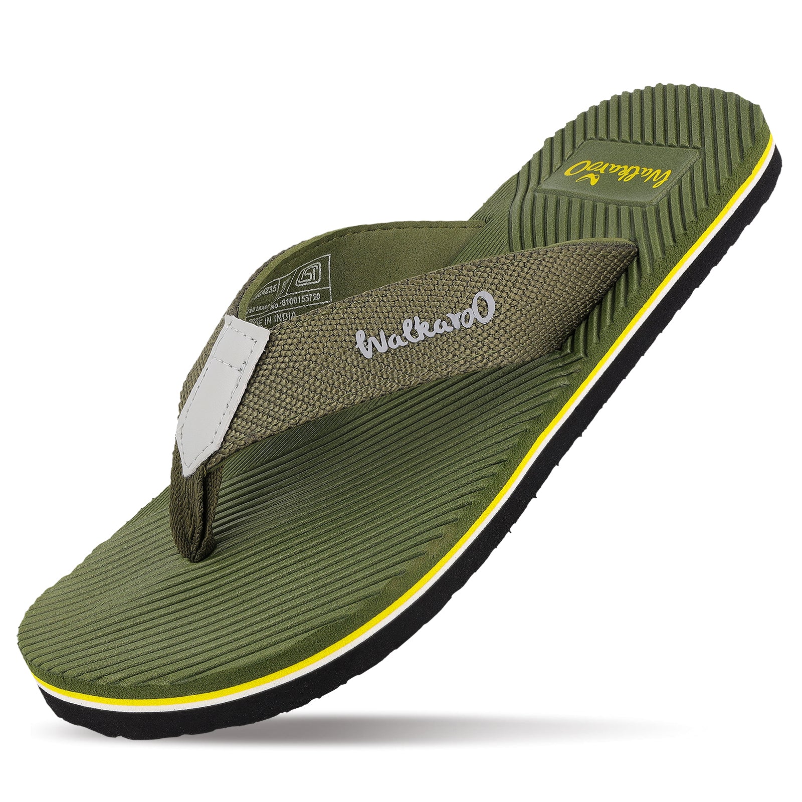 Men's Flip-Flop Slippers - WC4235 Olive