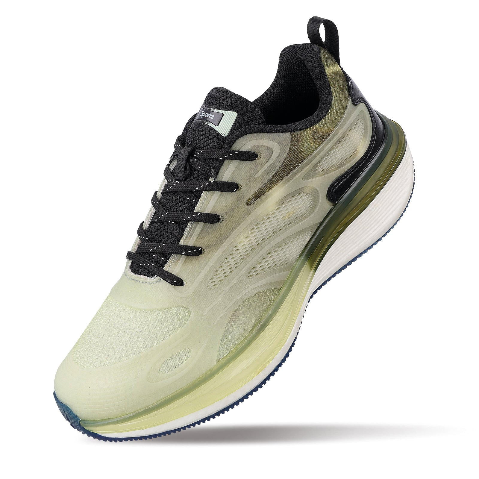 Men's Night Glow Sports Shoe - WS9154 Olive