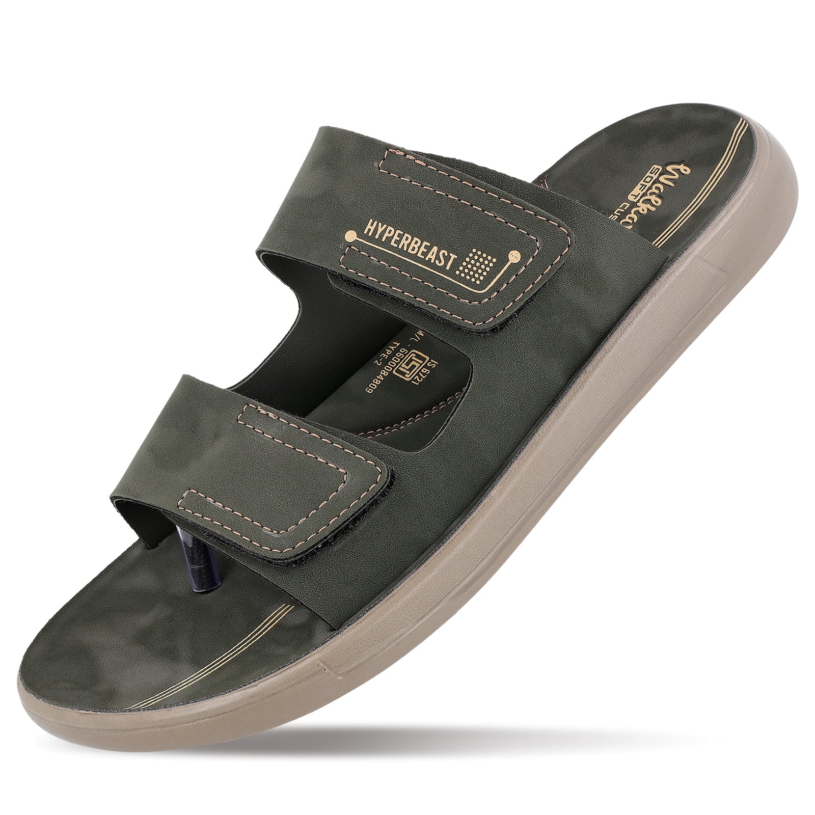 Men's Daily Wear Sandals - WGR53156 Olive