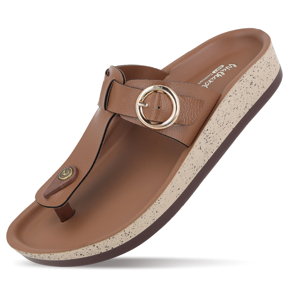 Women's Daily Wear Sandals - WLP71254 Toffee
