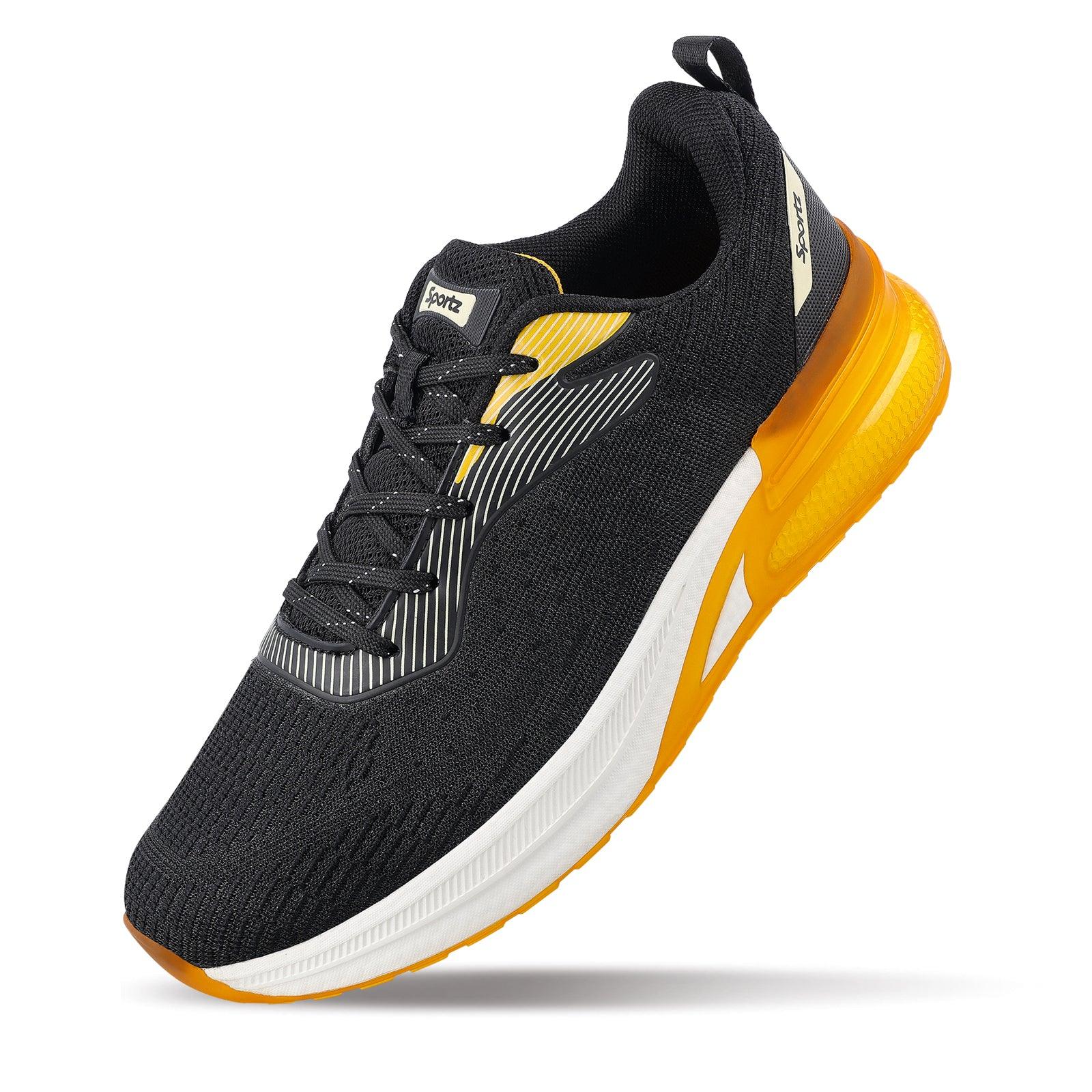 VORTIZ Men's Lace-up Walking Shoes - WS9140 Black