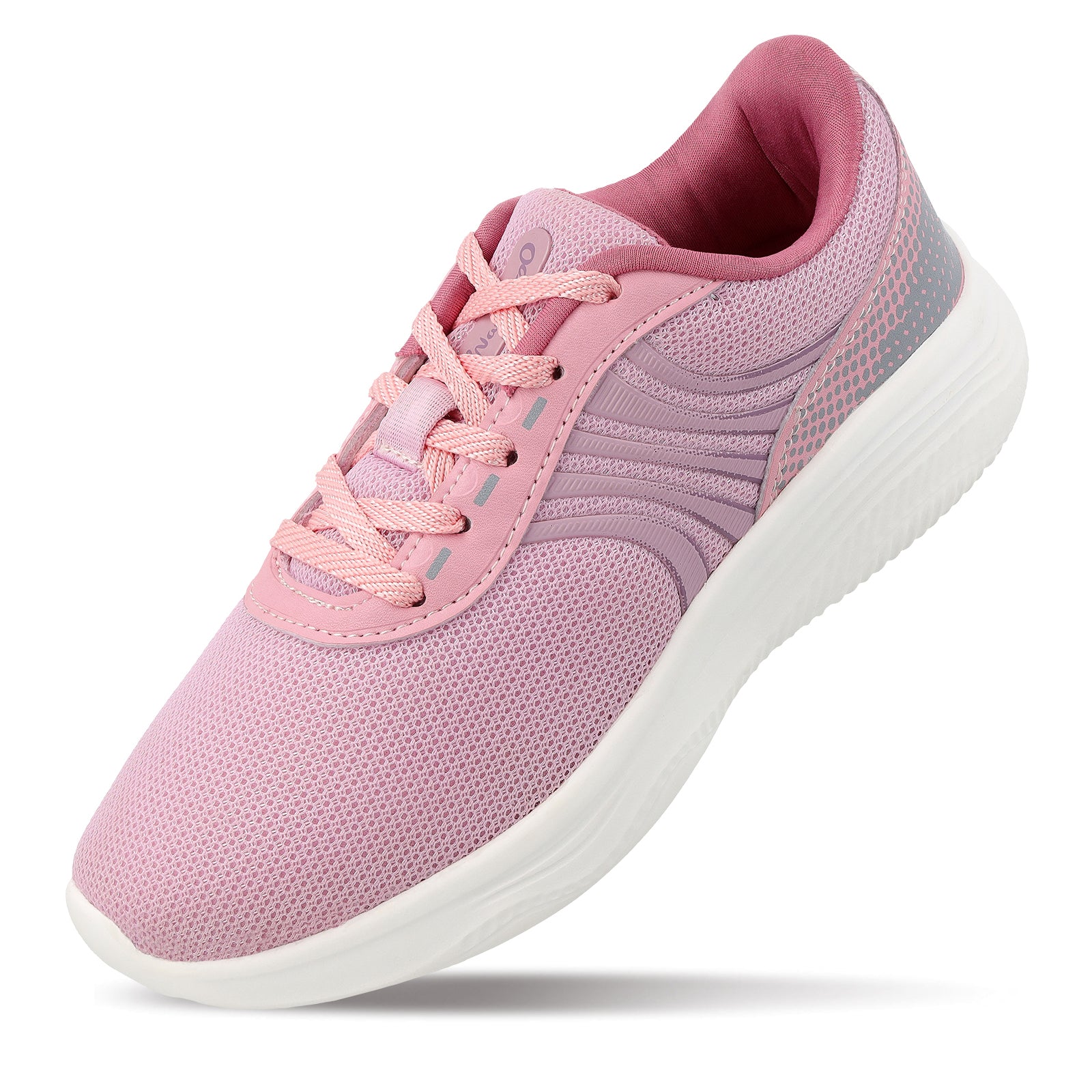 Women's Lace-up Sports Shoe - WS3268 Peach