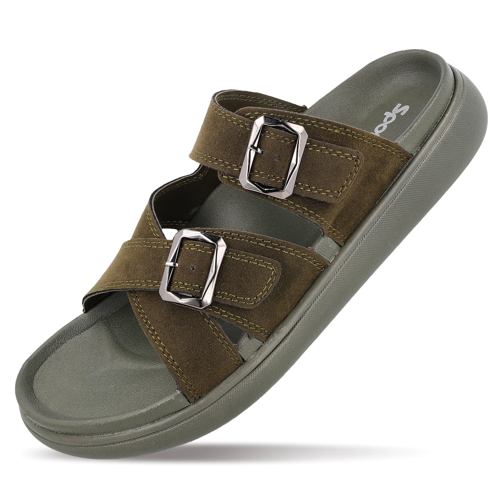 Men's Daily Wear Comfort Sandals - SGE28005 Olive