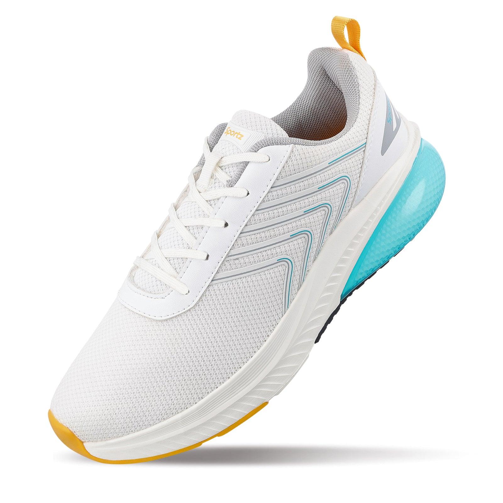 WENGOR Men's Lace-up Sports Shoes - White
