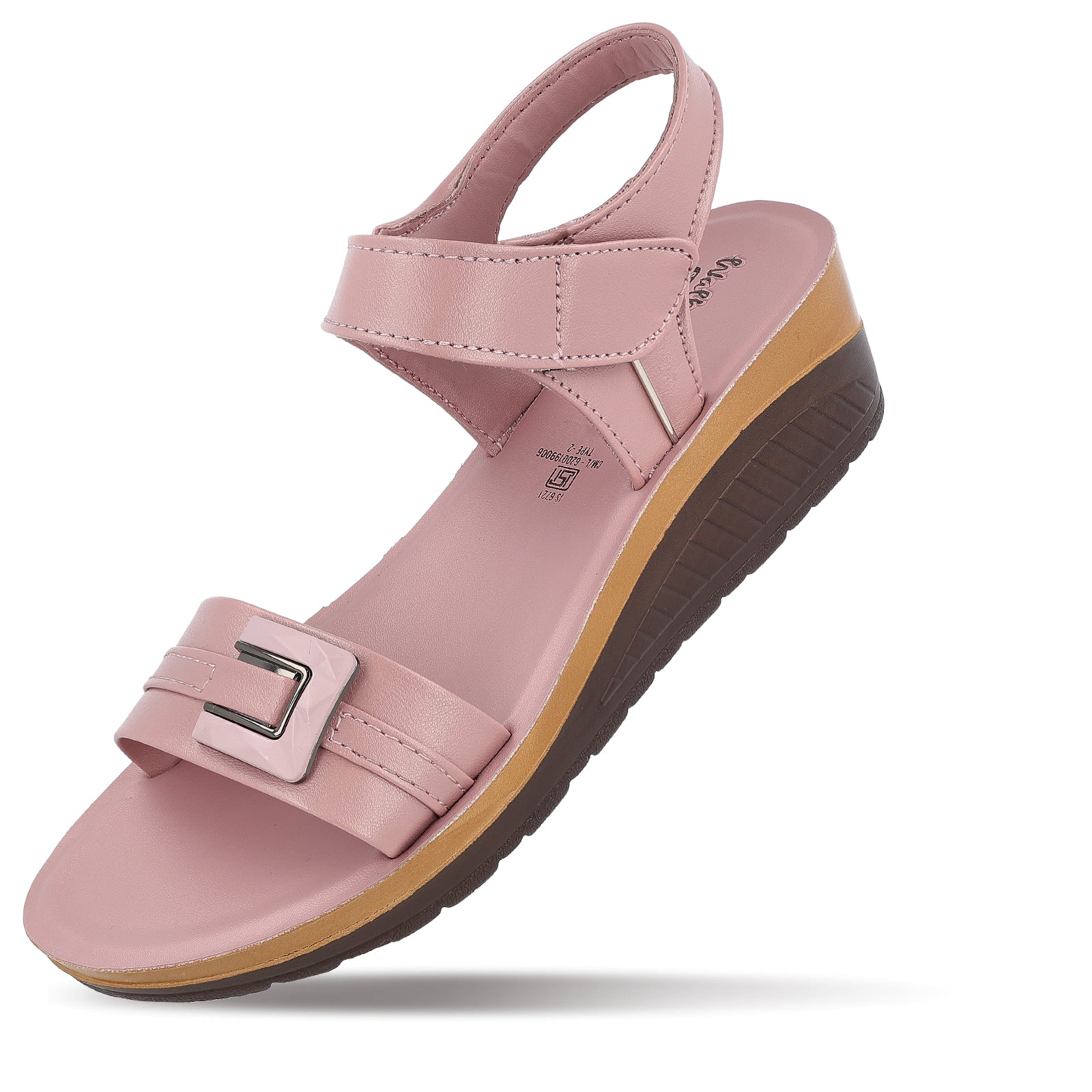 Women's Wedge Heel Sandals - WLP77006 Rose Tan