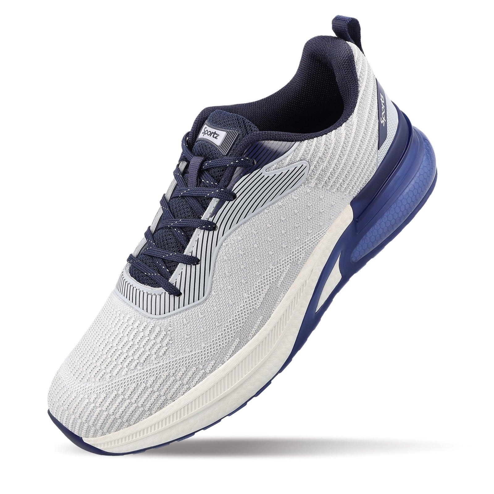 VORTIZ Men's Lace-up Walking Shoe - WS9140 Light Grey