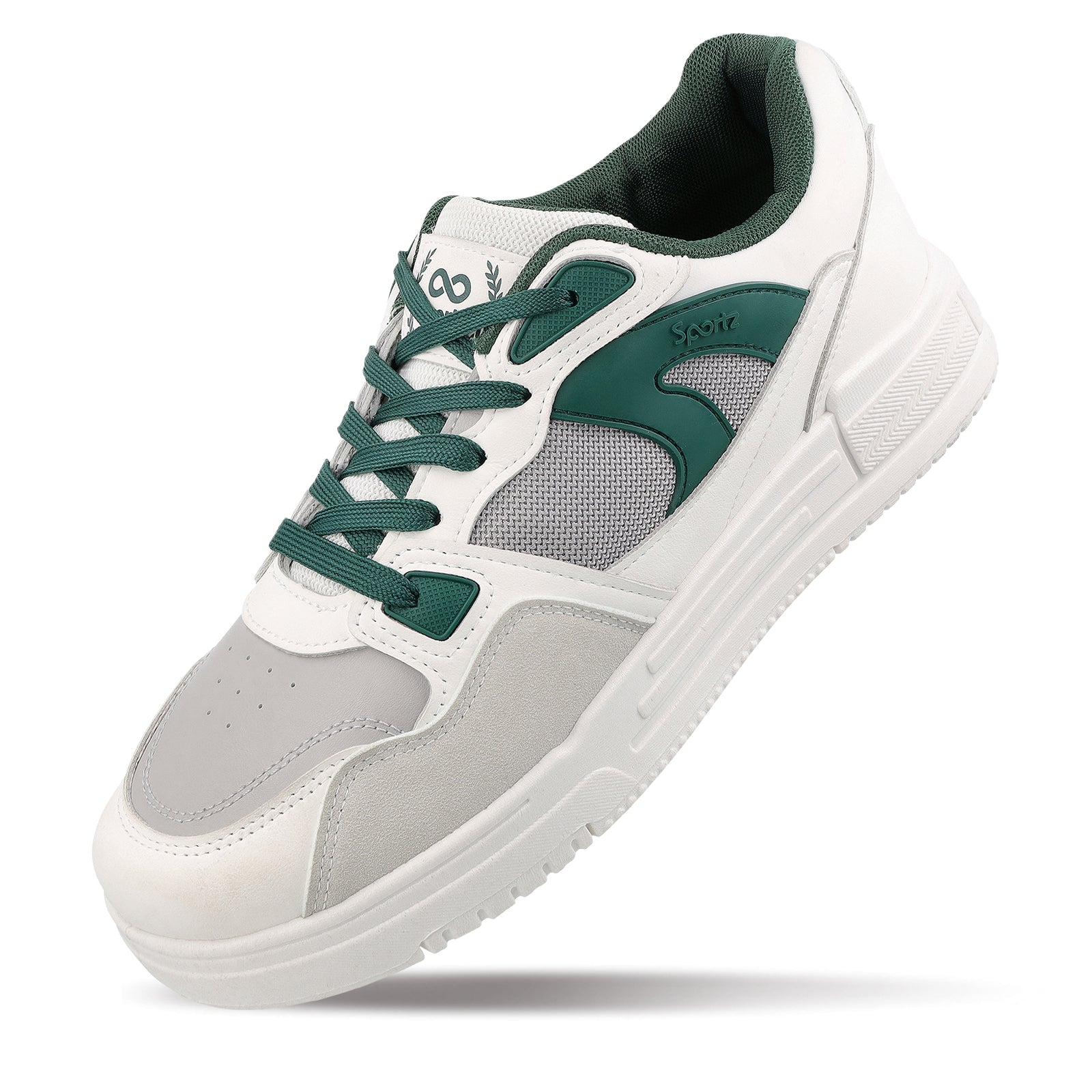Men's Sports Sneakers - WY3499 White Green