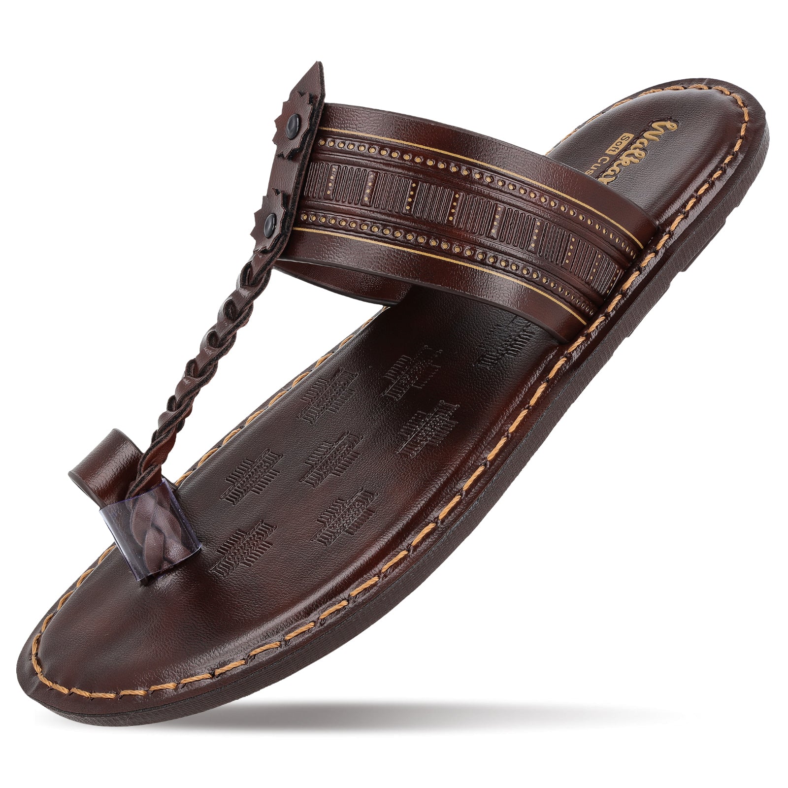 Men's Daily Wear Sandals - WGR53346 Brown