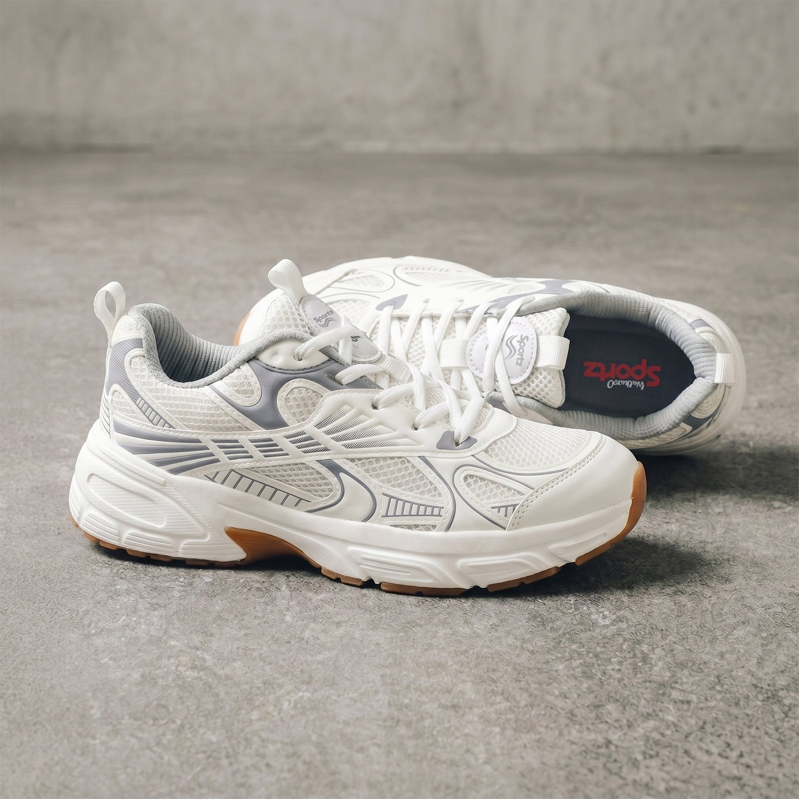 Men's Sports Sneaker -ONG97003 White