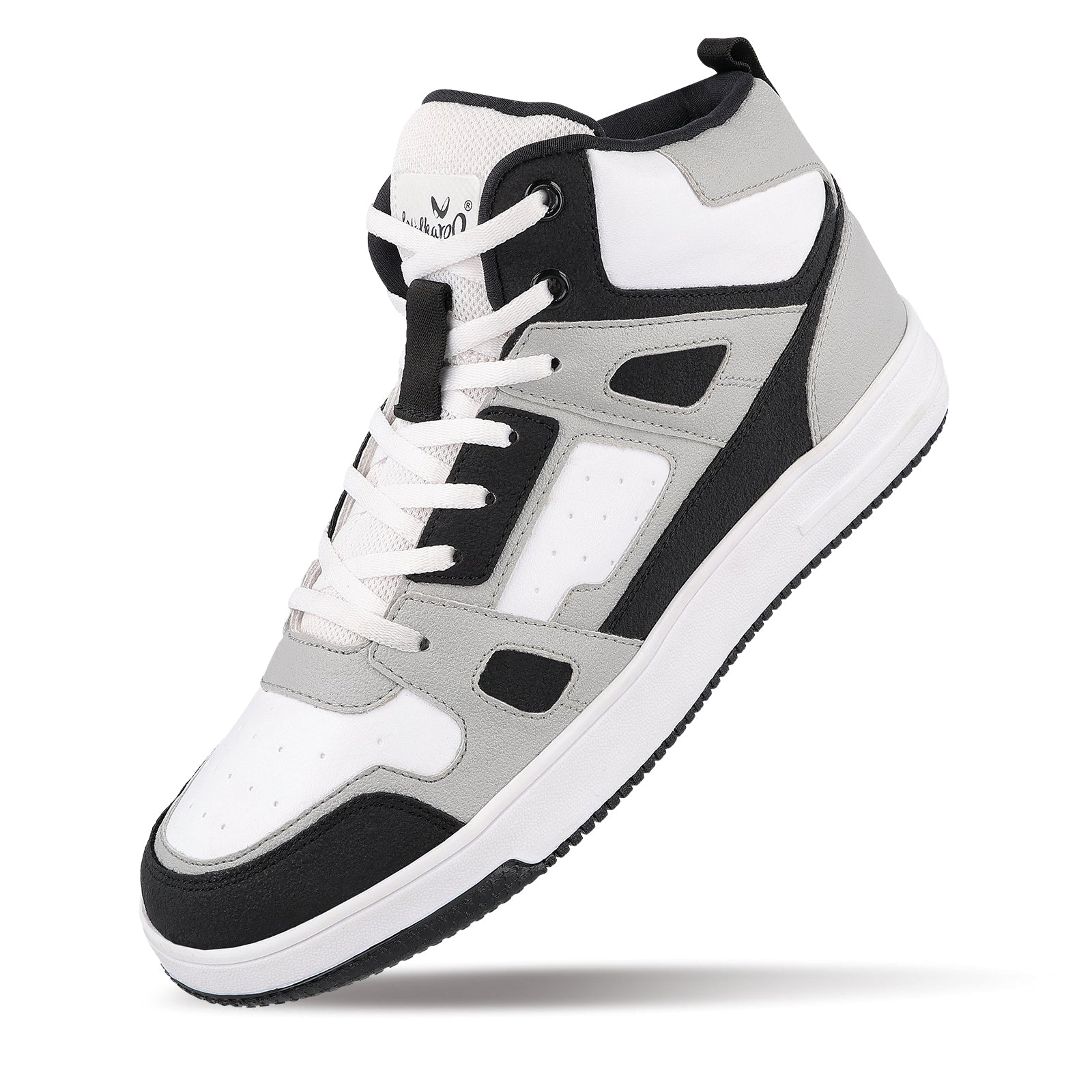 Men's High Top Sneakers - WY3466 Black White