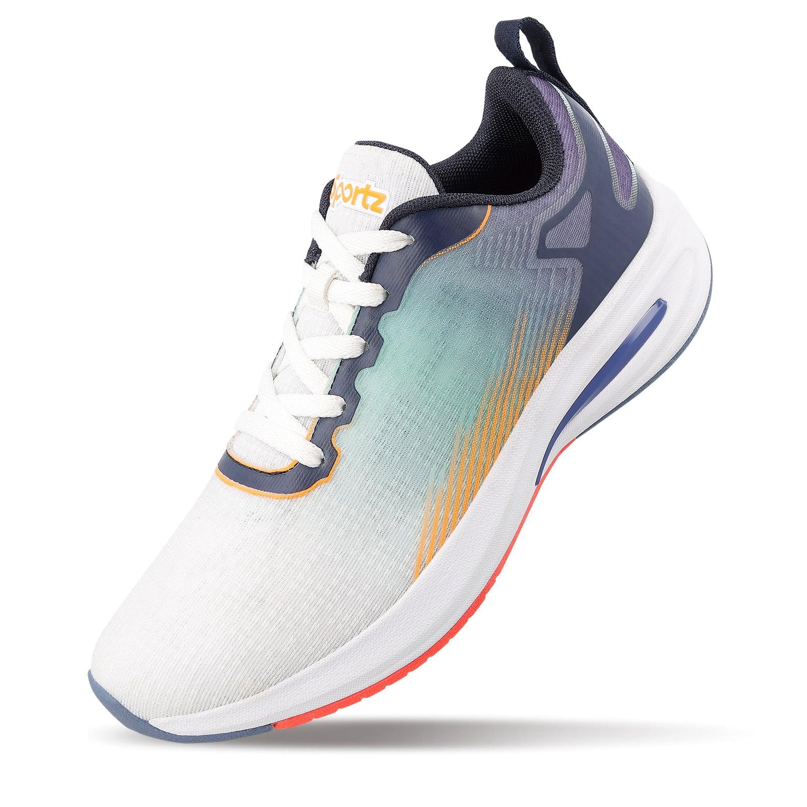 Men's Lace-up Sports Shoes - WS97545 Green Orange