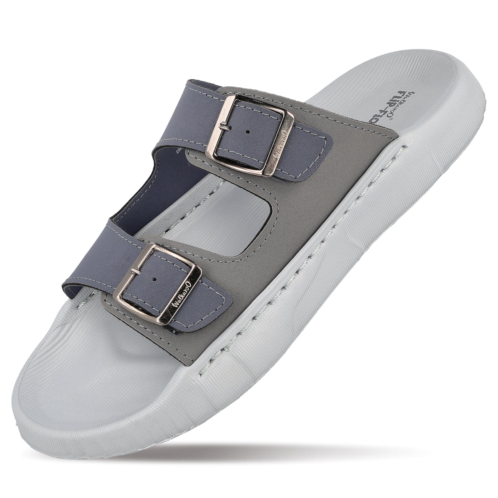 Men's Daily Wear Sandals - FGP45004 Light Grey Navy Blue