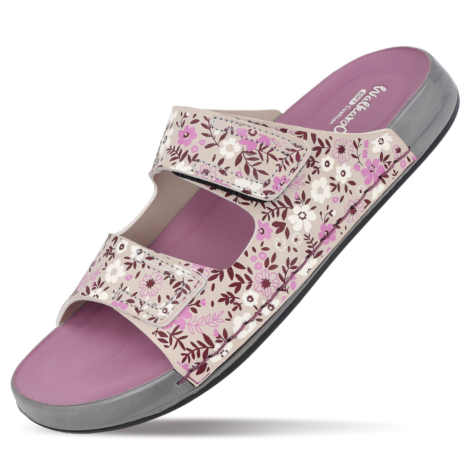 Women's Daily Wear Comfort Sandals - WLP74041 Mauve