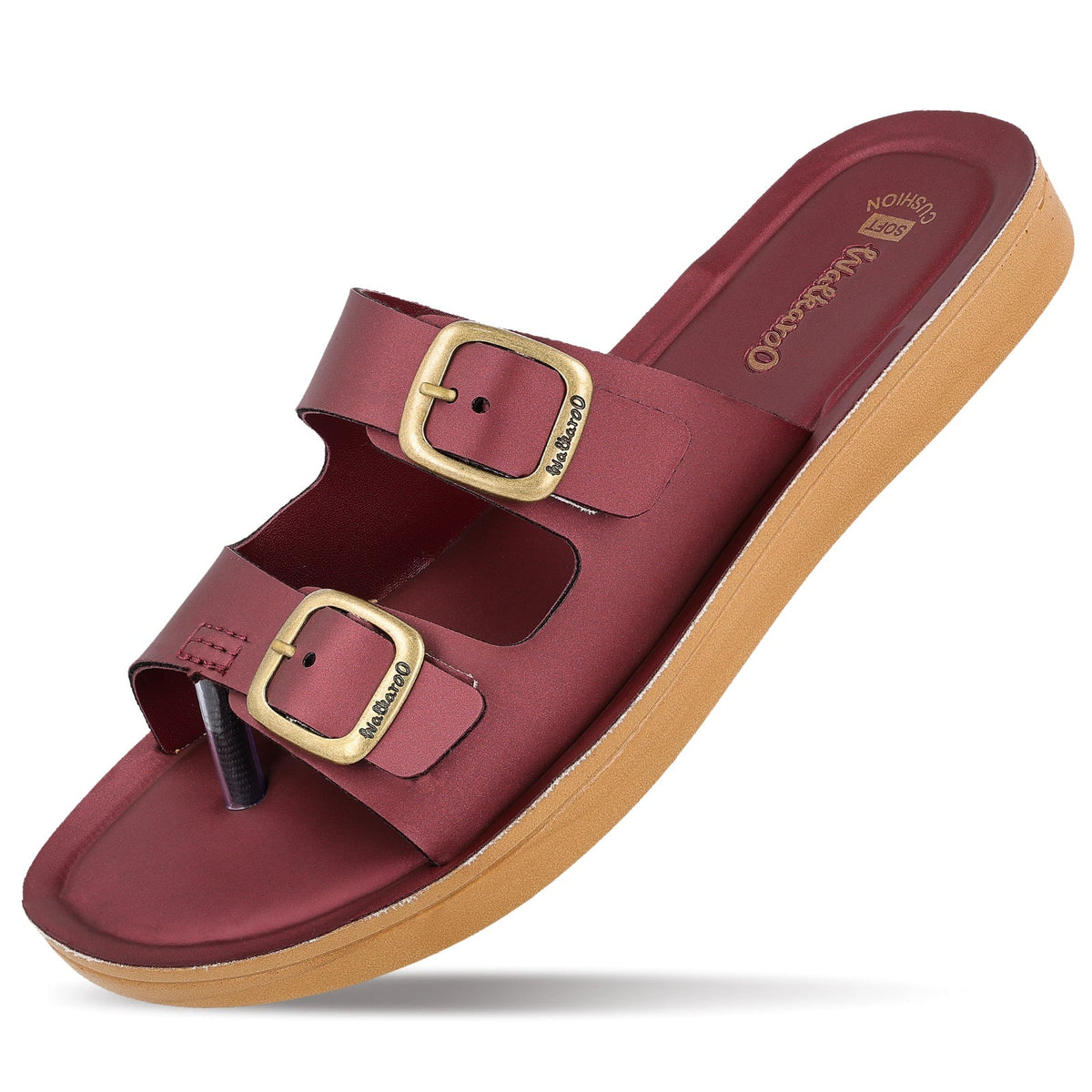 Women's Daily Wear Sandals - BX2554 Burgundy