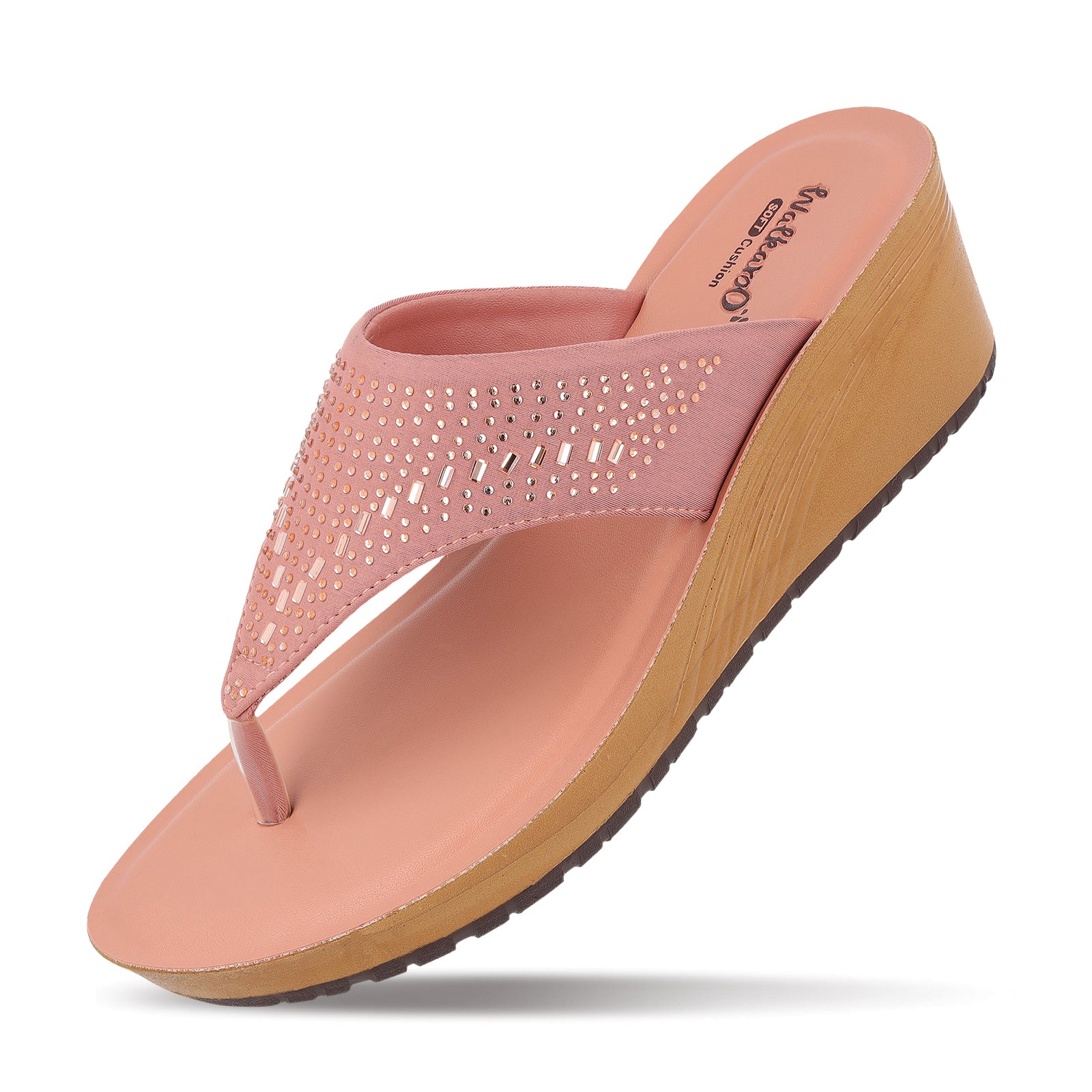 Sparkles Women's Daily Wear Sandal - WE2026 Peach