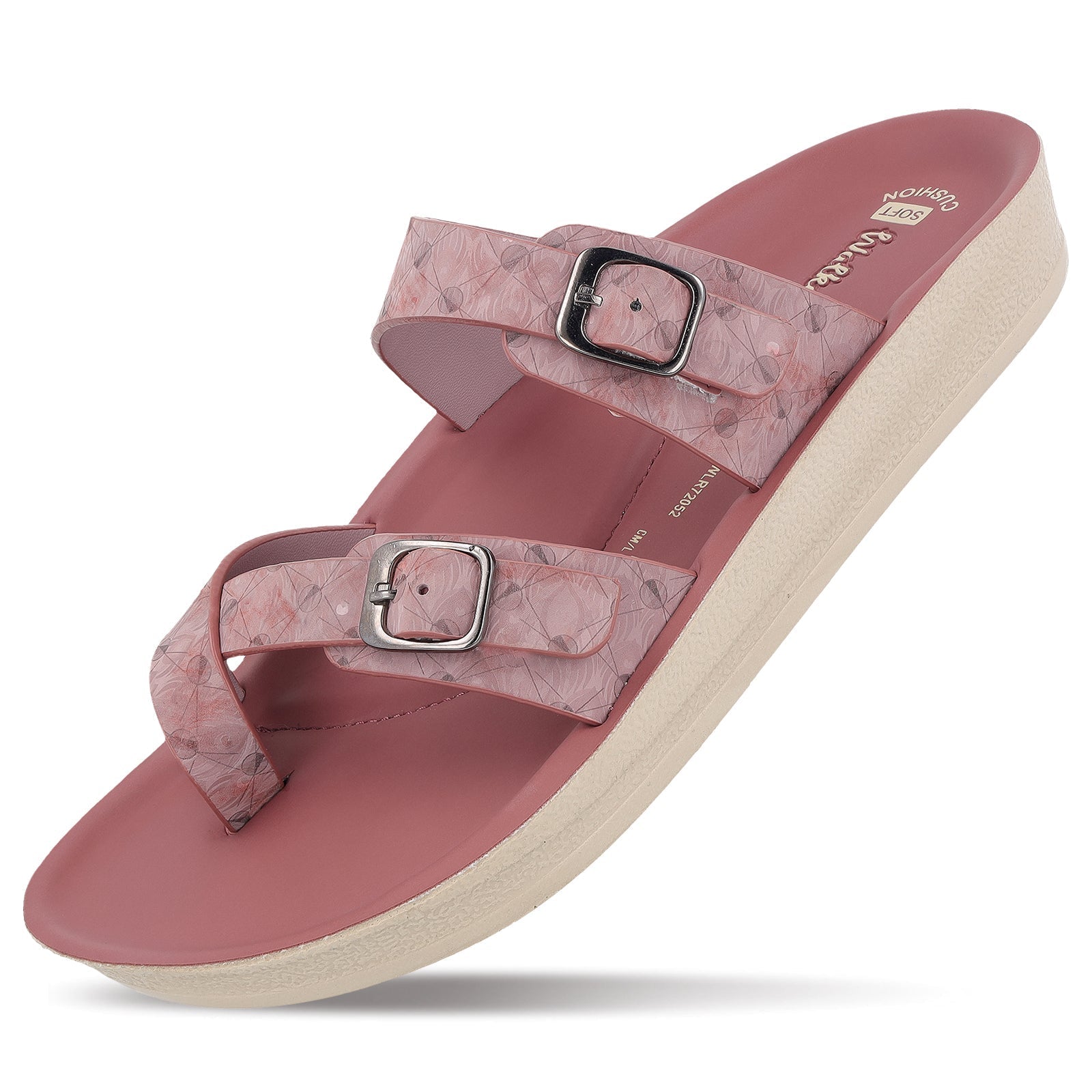 Women's Daily Wear Sandals -WLR72052 Dusty Rose
