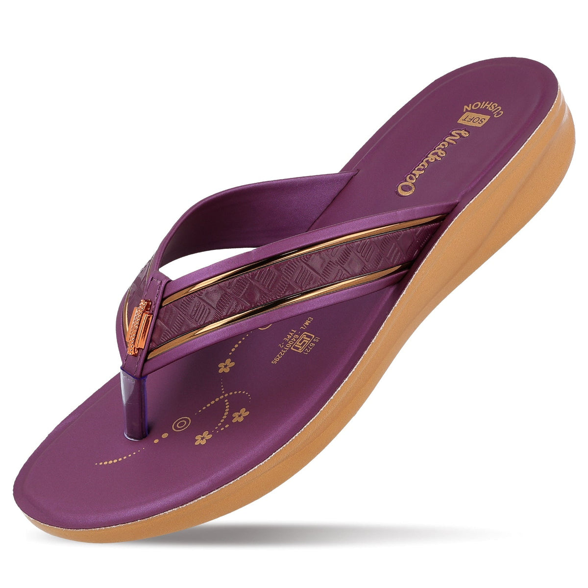 Women's Daily wear Sandal - WL7200 Plum