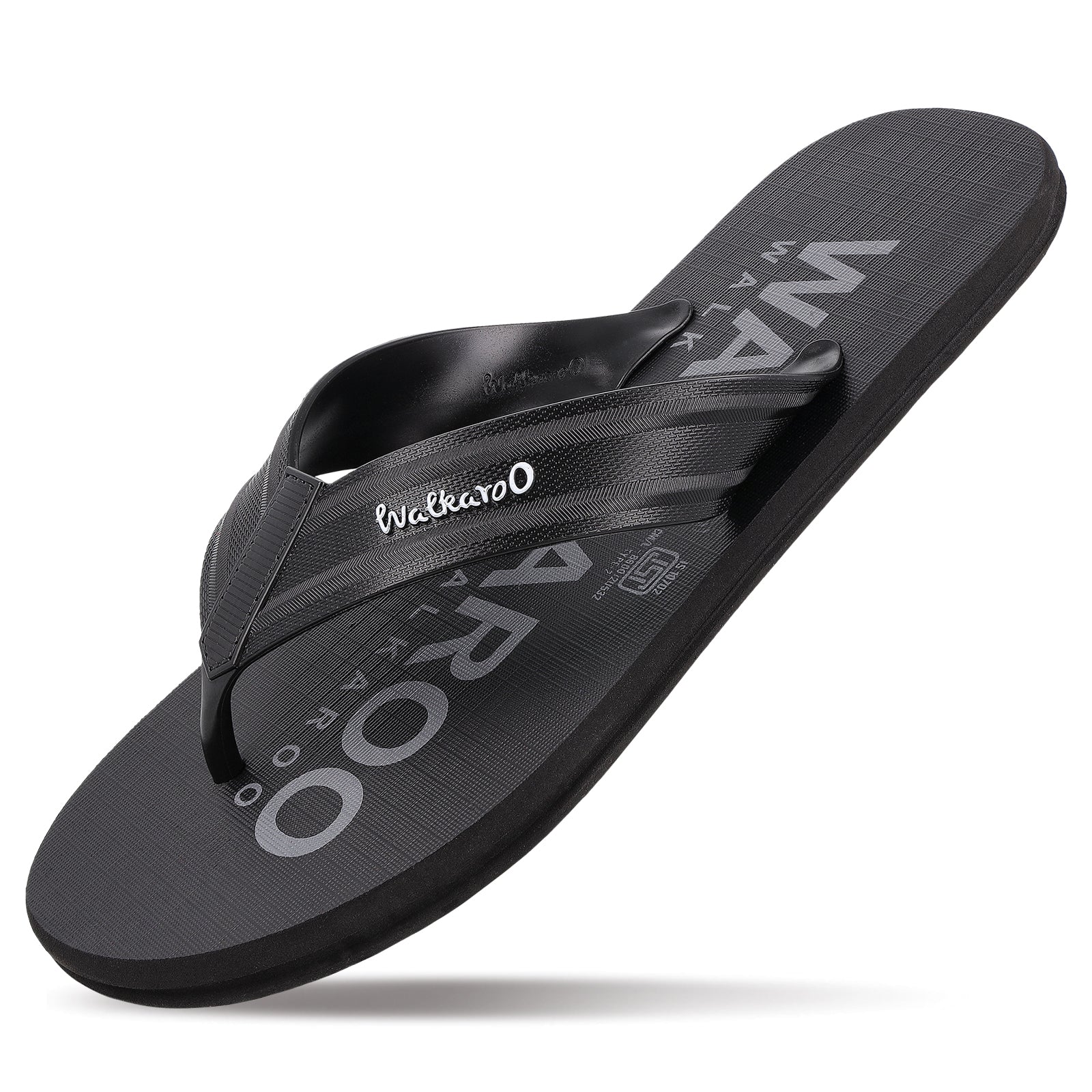 Men's Hawai Slippers - HG201 Black